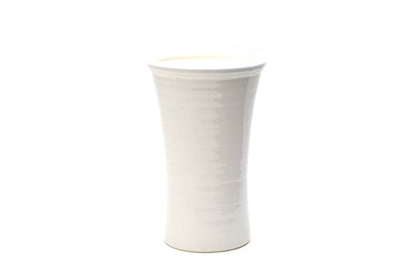 12 Inch Stock Vase: White