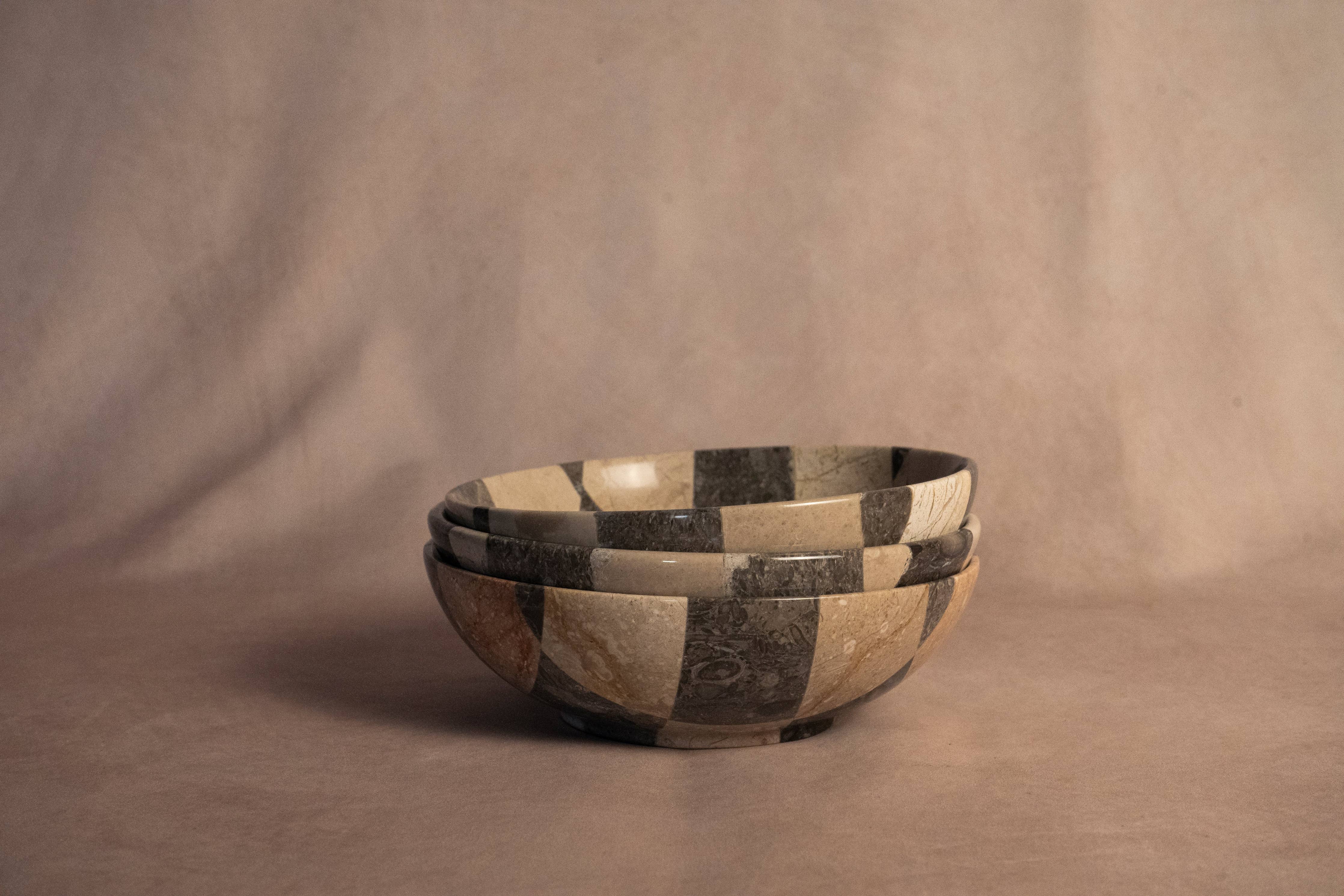 Classic Checkered Bowl