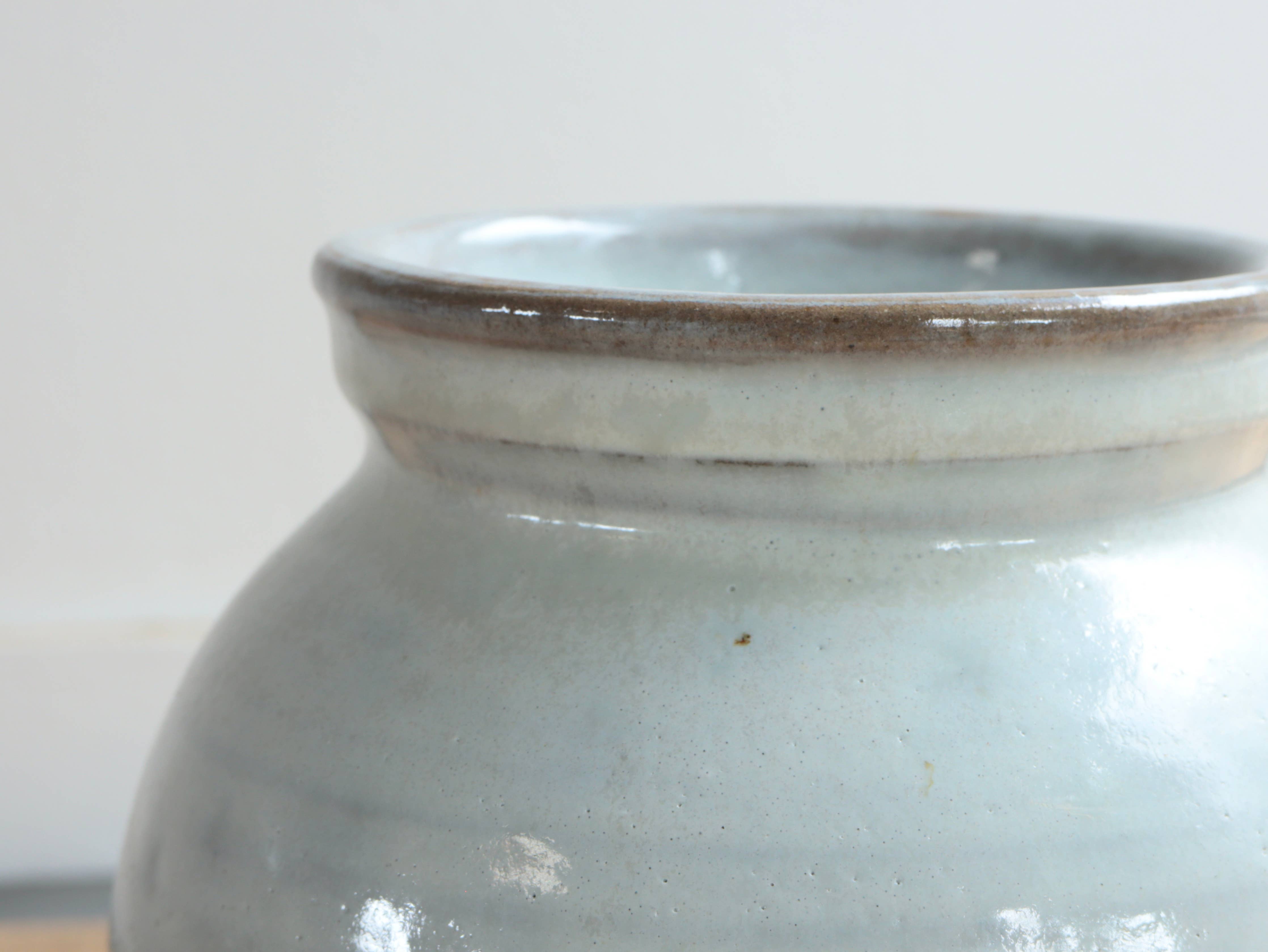 White Ash Glaze Vase 7-8"