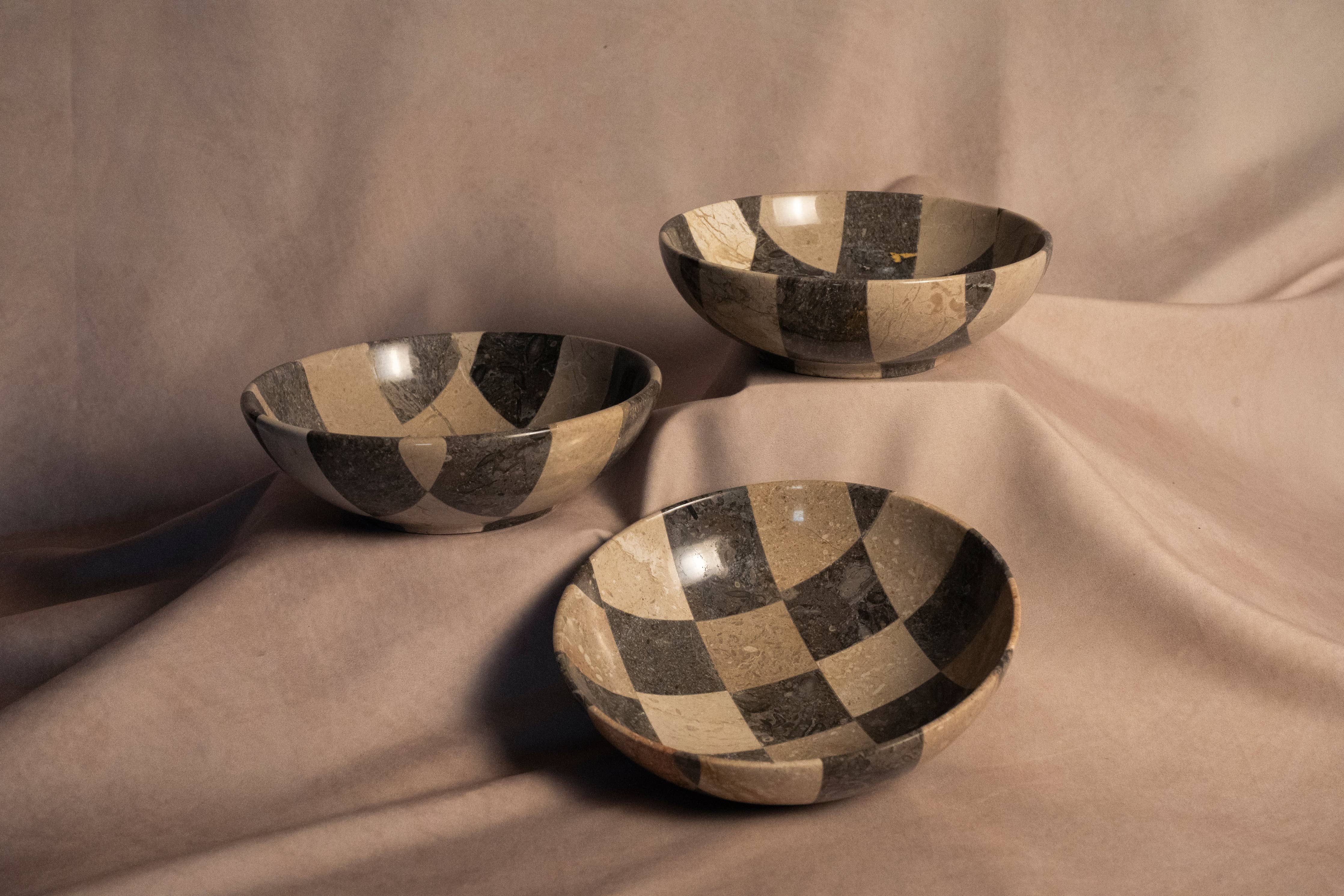 Classic Checkered Bowl