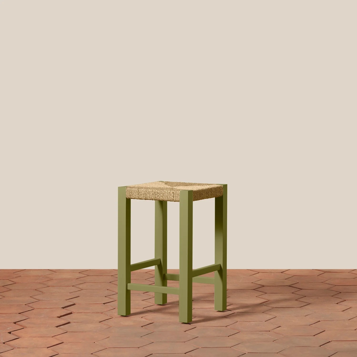 Rye Backless Counter Stool Olive