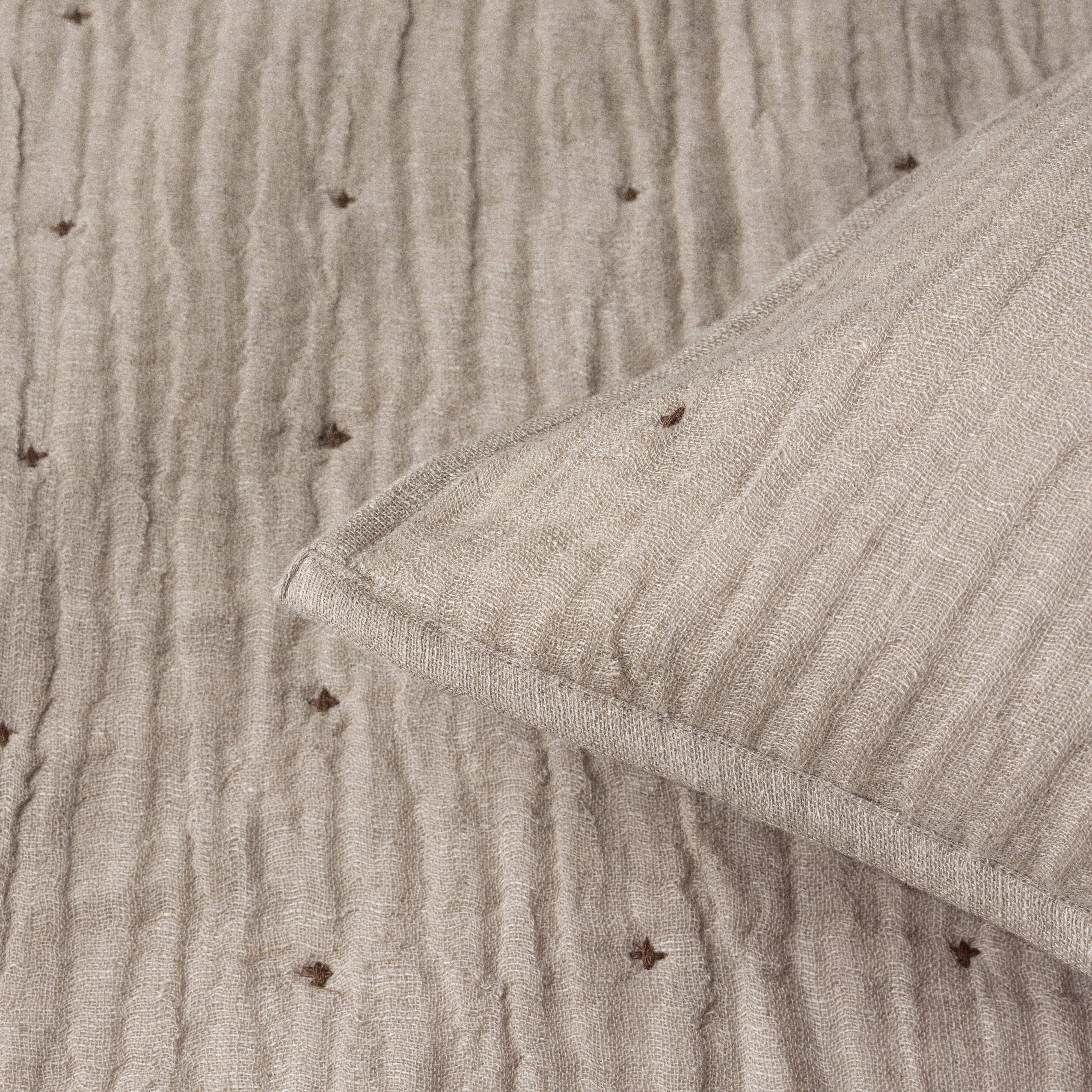 Tack Stitch Quilt: WHITE / KING/CAL KING