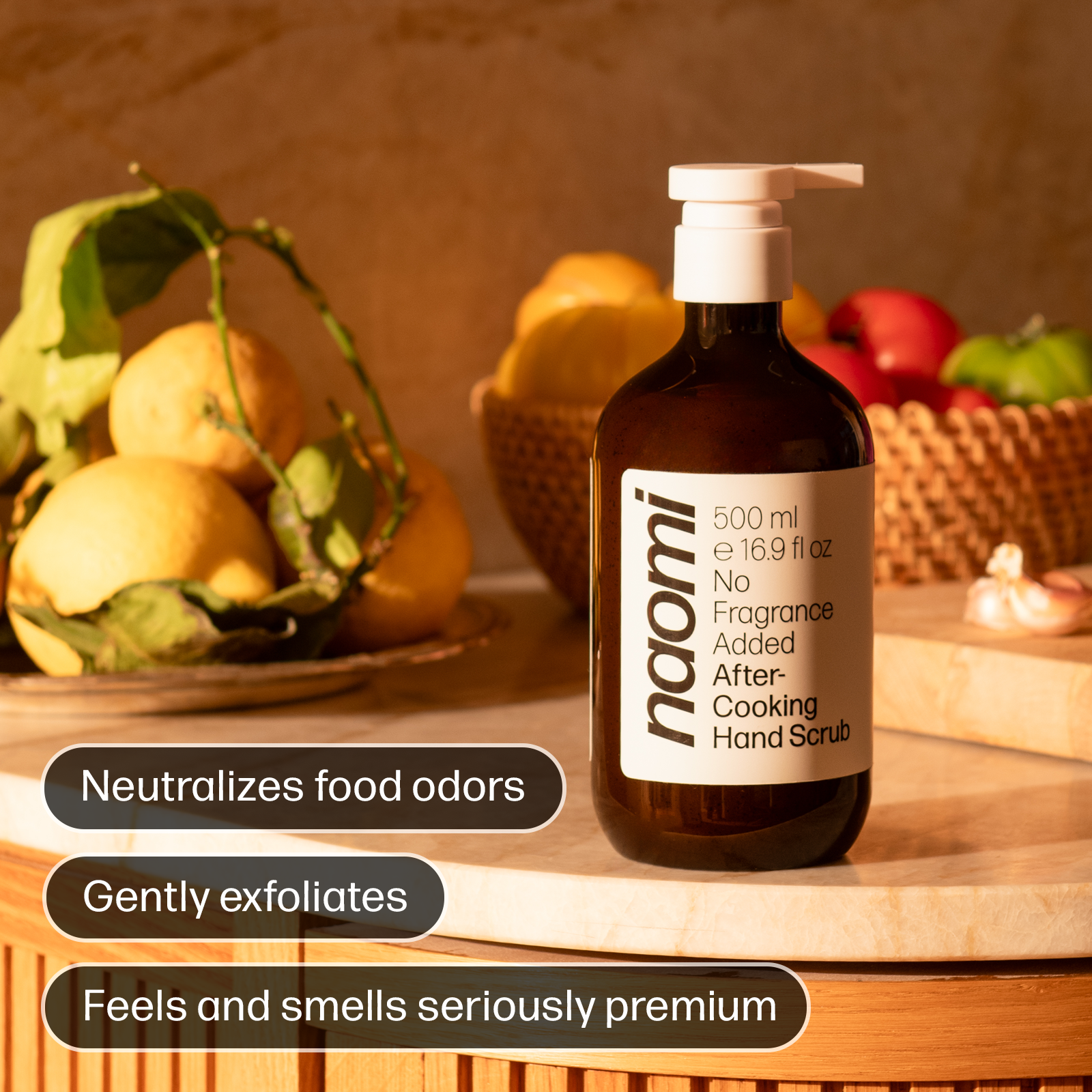 After-Cooking Hand Scrub | Fragrance-Free Luxury Hand Wash