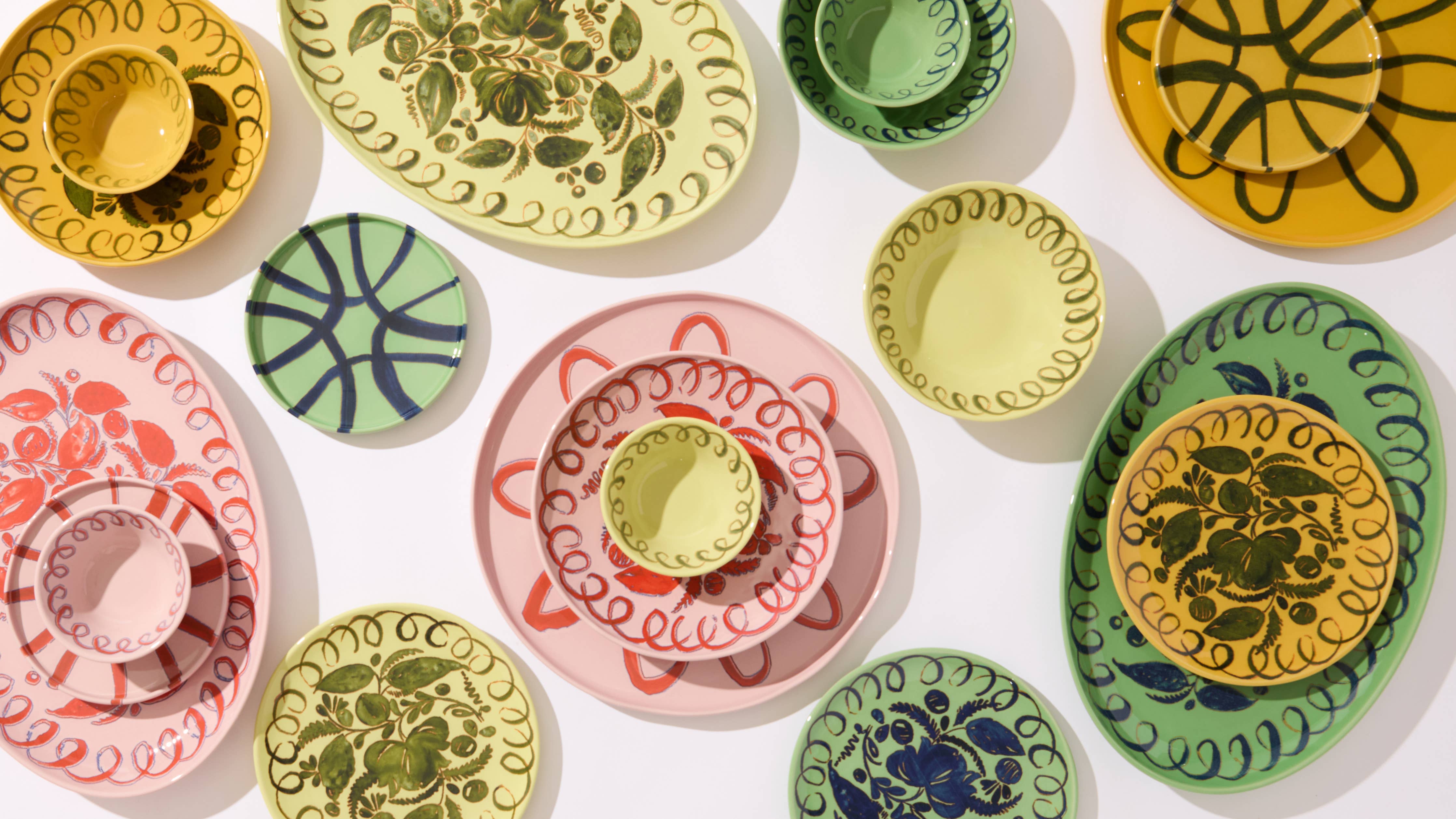 Amalfi Oval Tray Lime - 15.7" x 11"