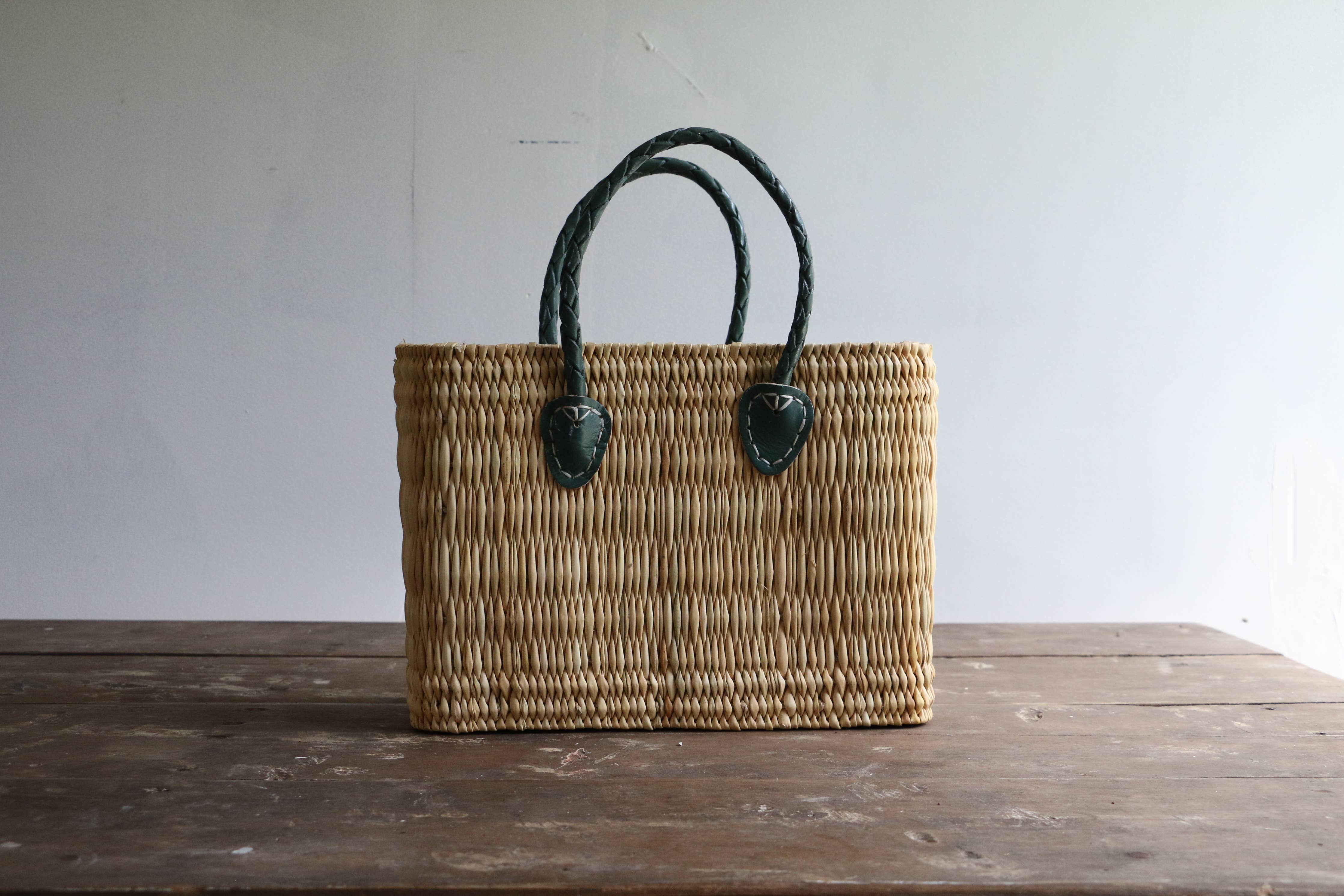 Gift Tote with Green Handles
