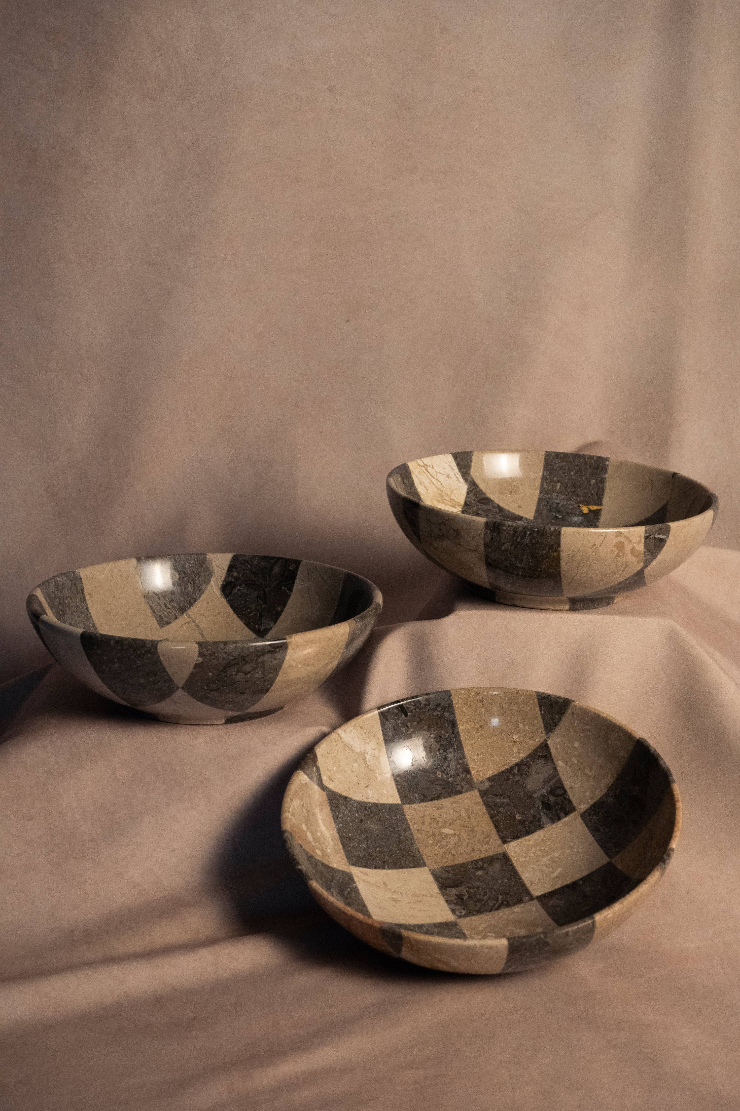 Classic Checkered Bowl