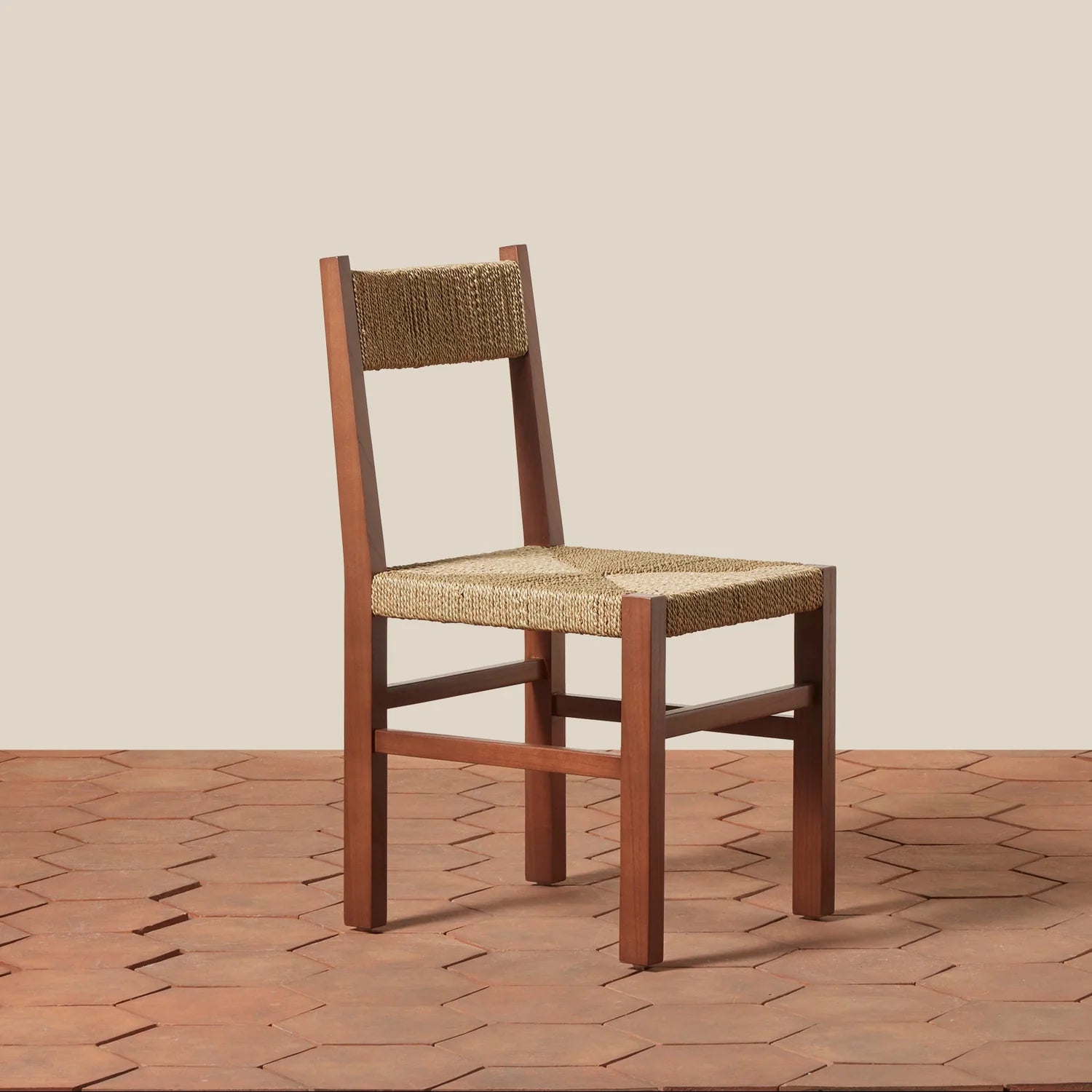 Woven Rye Side Chair Clove