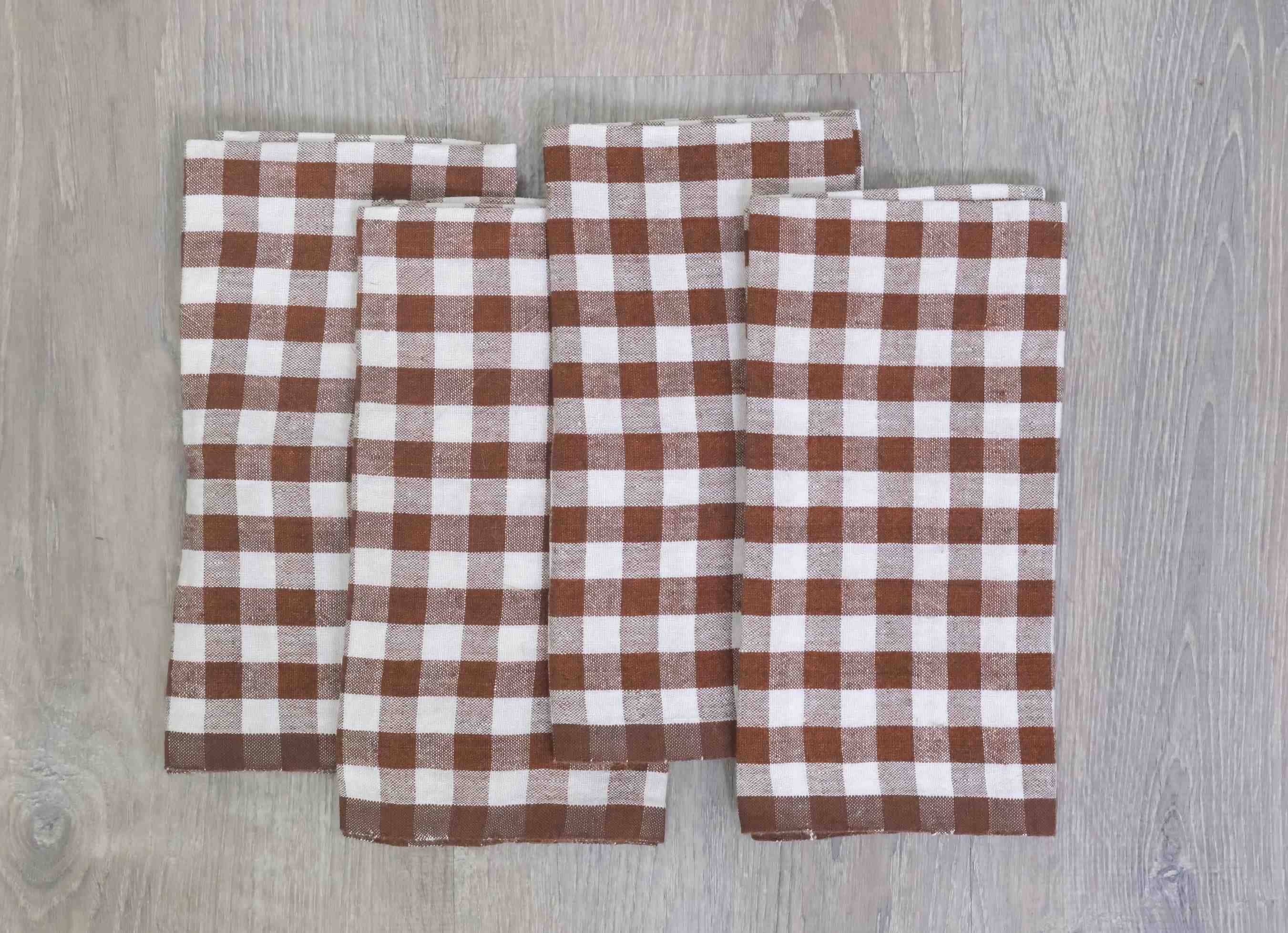 Picnic Napkin 20x20 - Walnut - Set of 4