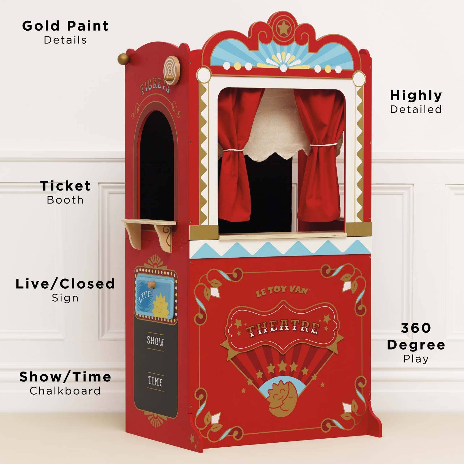 Retro Toy Puppet Theater