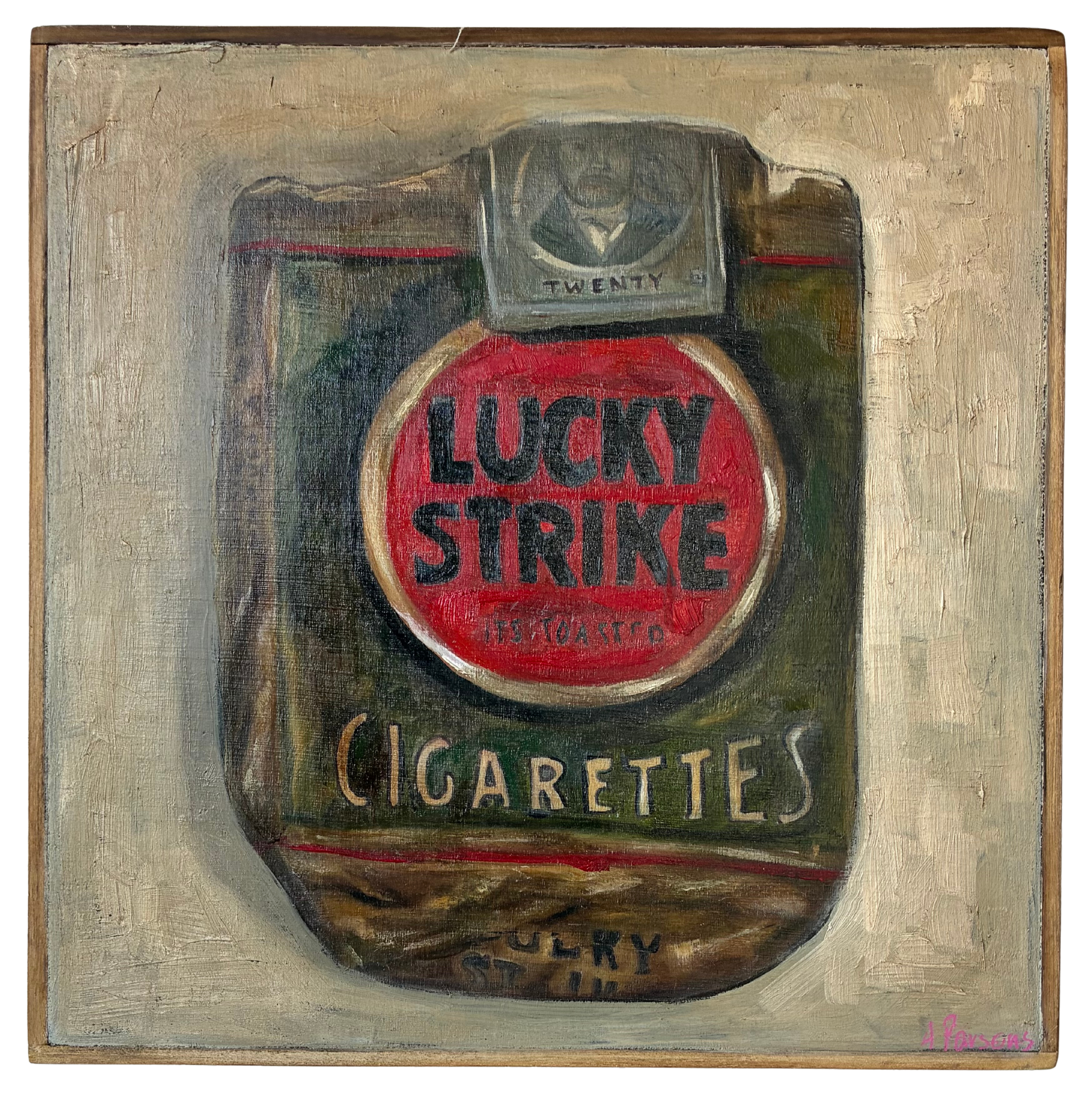 Alison Parsons, Lucky Strike 12.5” x 12.5”