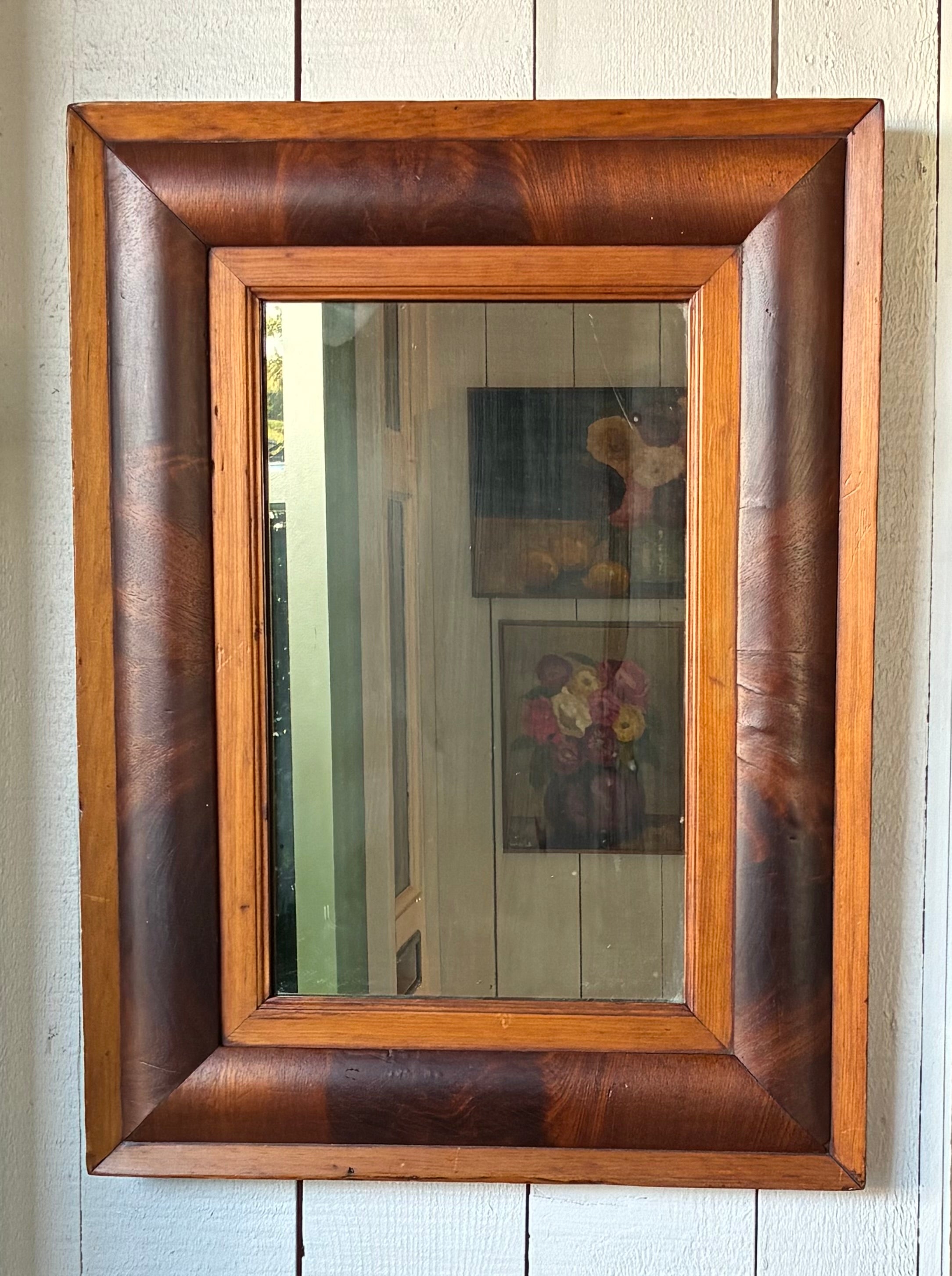 Vintage Wood Mirror
