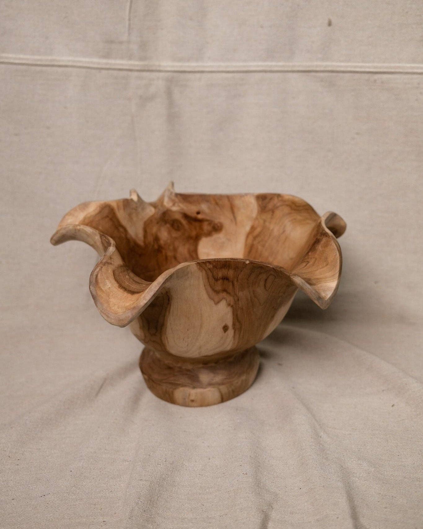 Teak Bloom Bowl