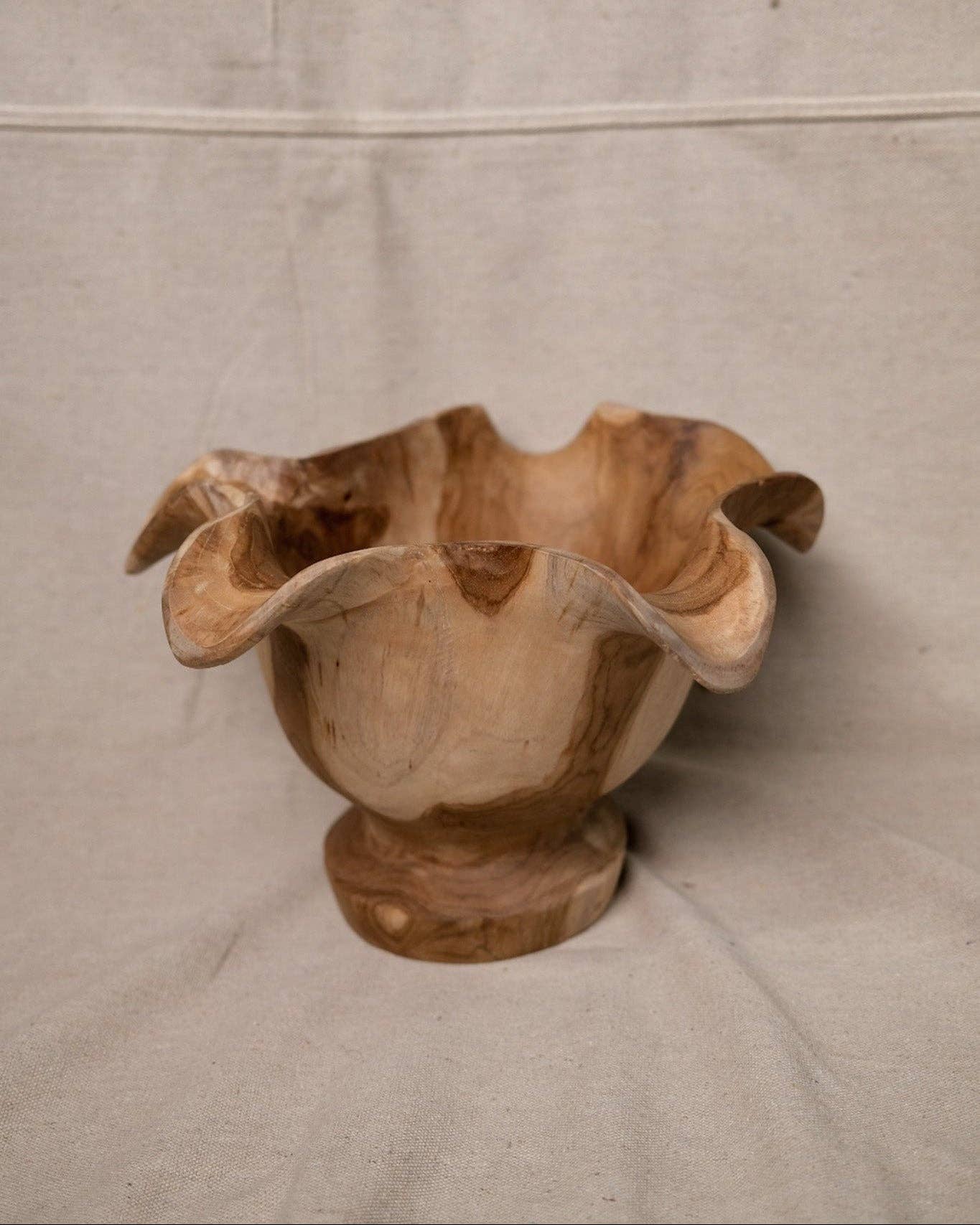 Teak Bloom Bowl