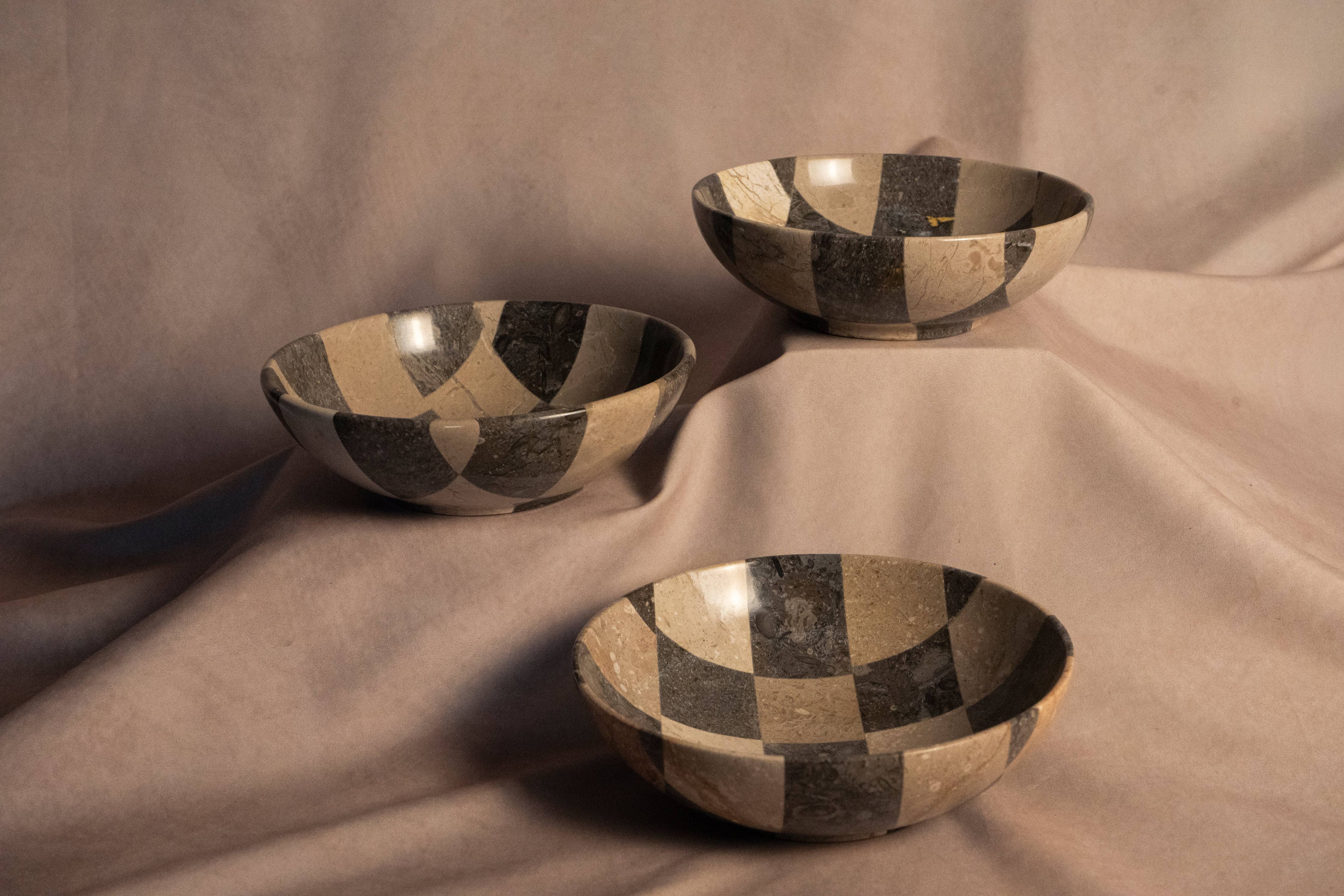 Classic Checkered Bowl