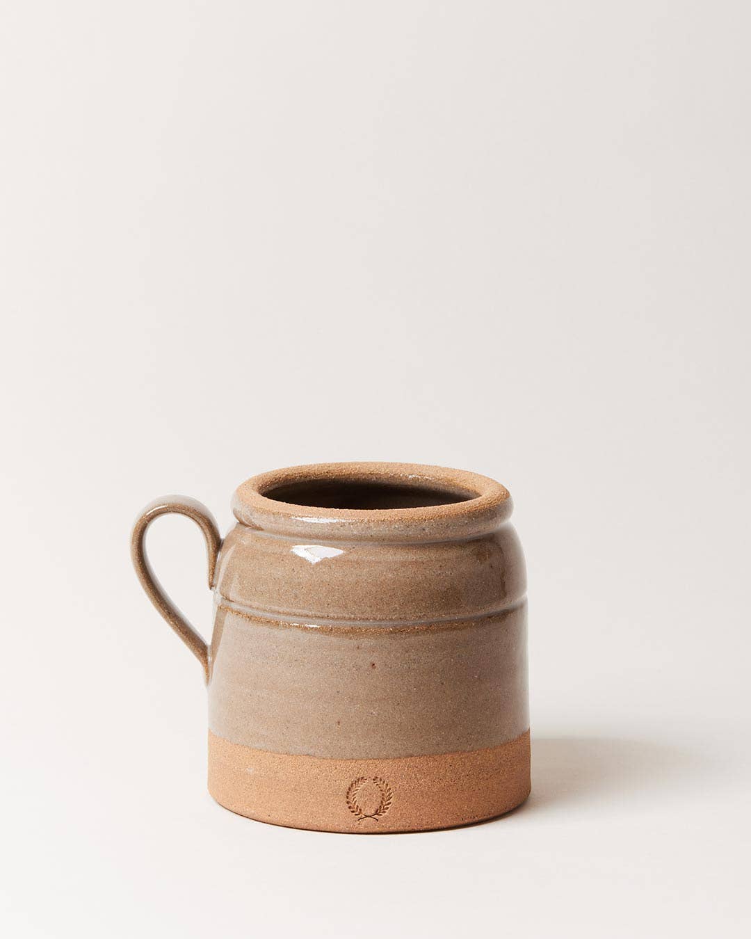 French Country Crock: Flax Stoneware / Small