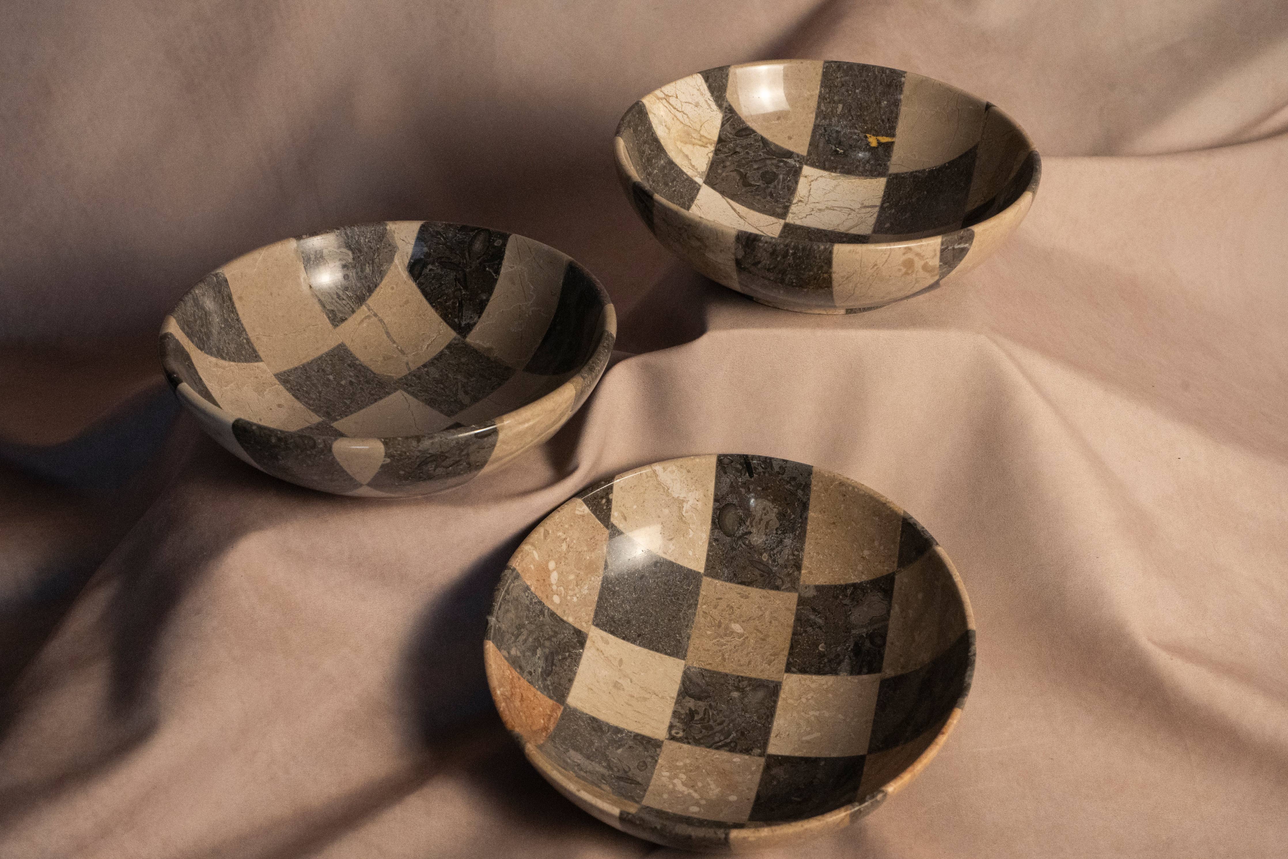 Classic Checkered Bowl