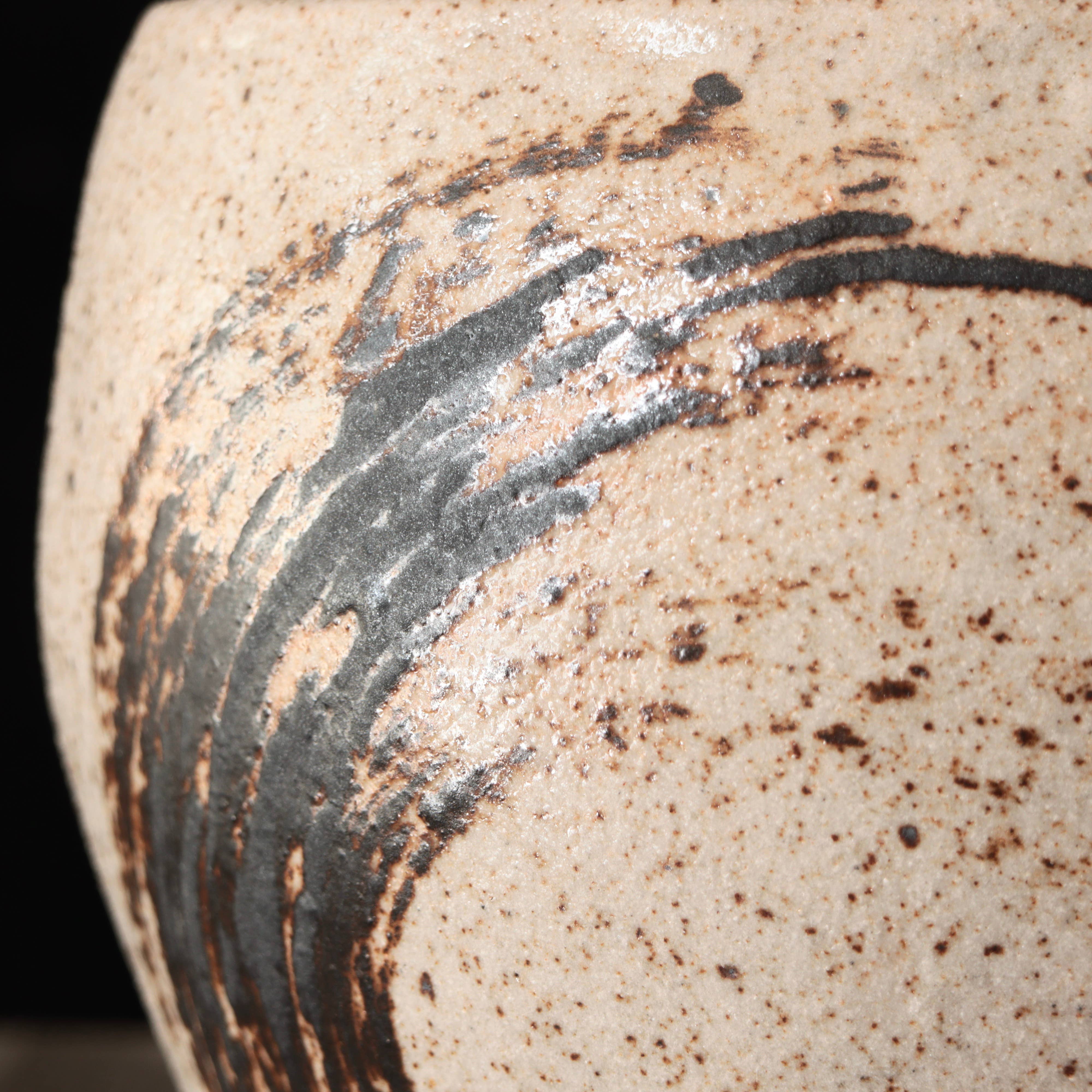 Shouldered Vase Granite Glaze 7"