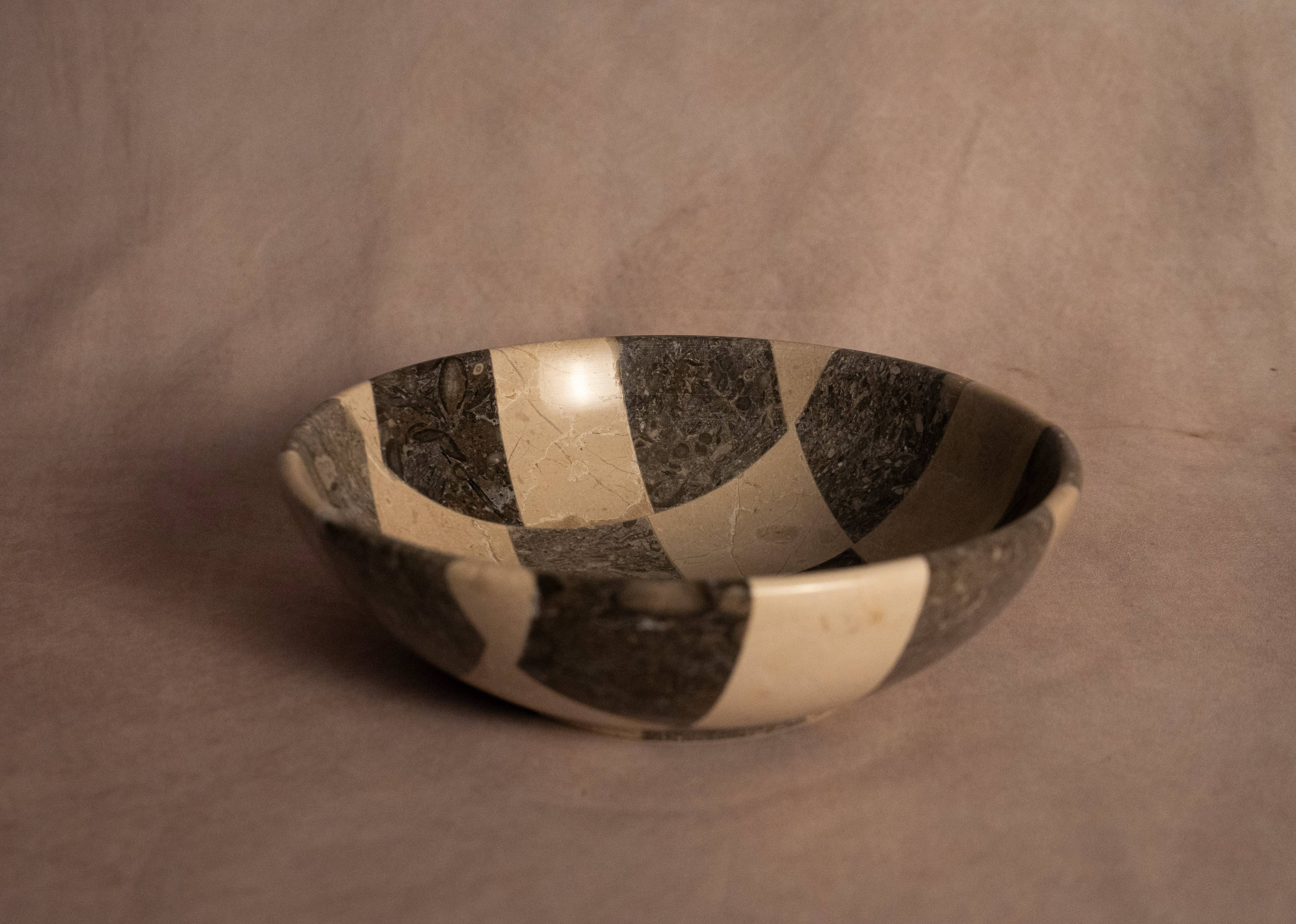 Classic Checkered Bowl