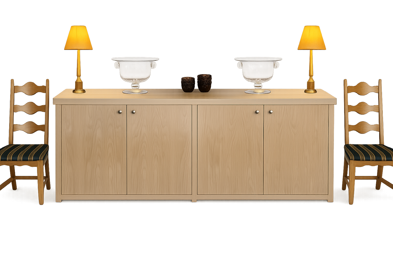 Plain Sawn Oak Sideboard