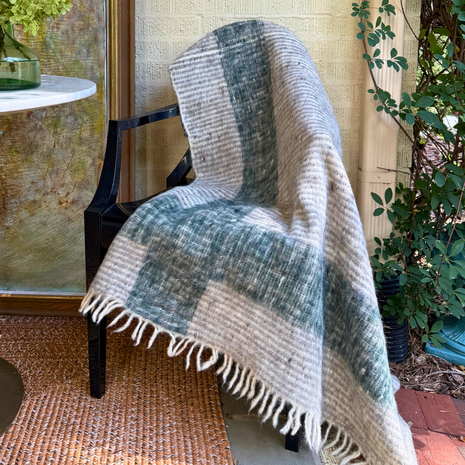 Heirloom Wool Momo Blanket | Cozy, Hot Spring-Felted Throw Handcrafted by Mayan Artisans