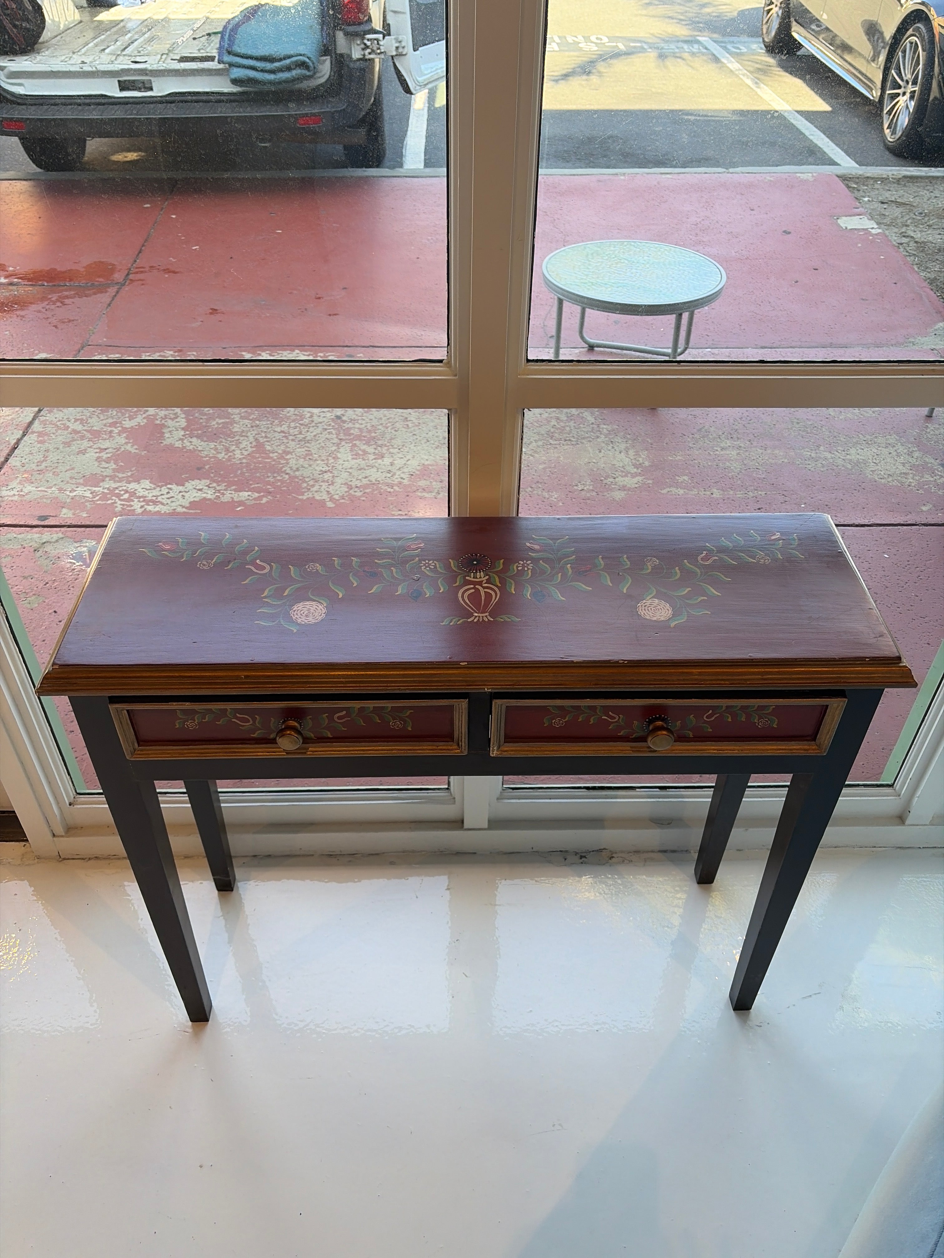 Swedish Painted Console Table