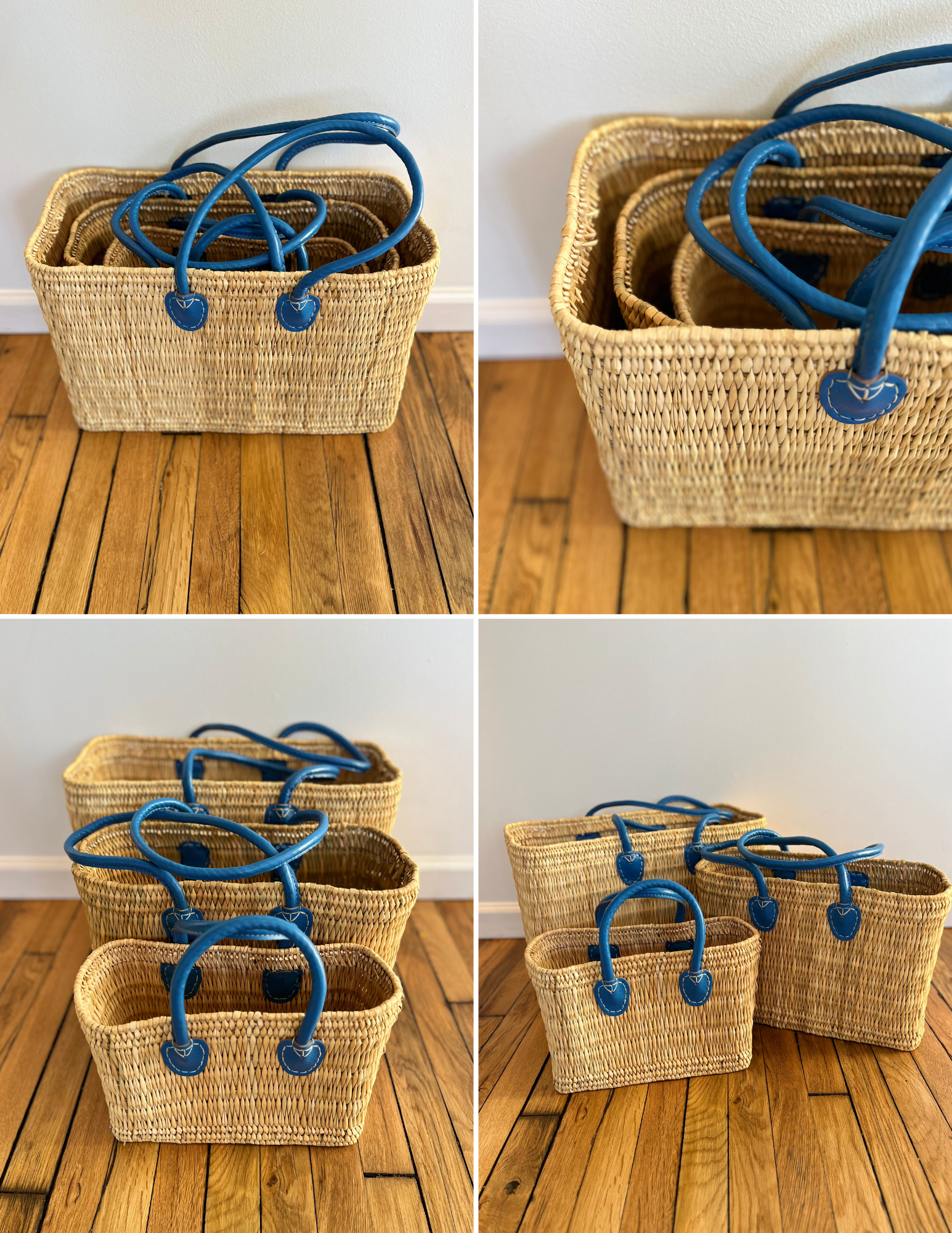 Water Reed with Light Blue Handles: Large