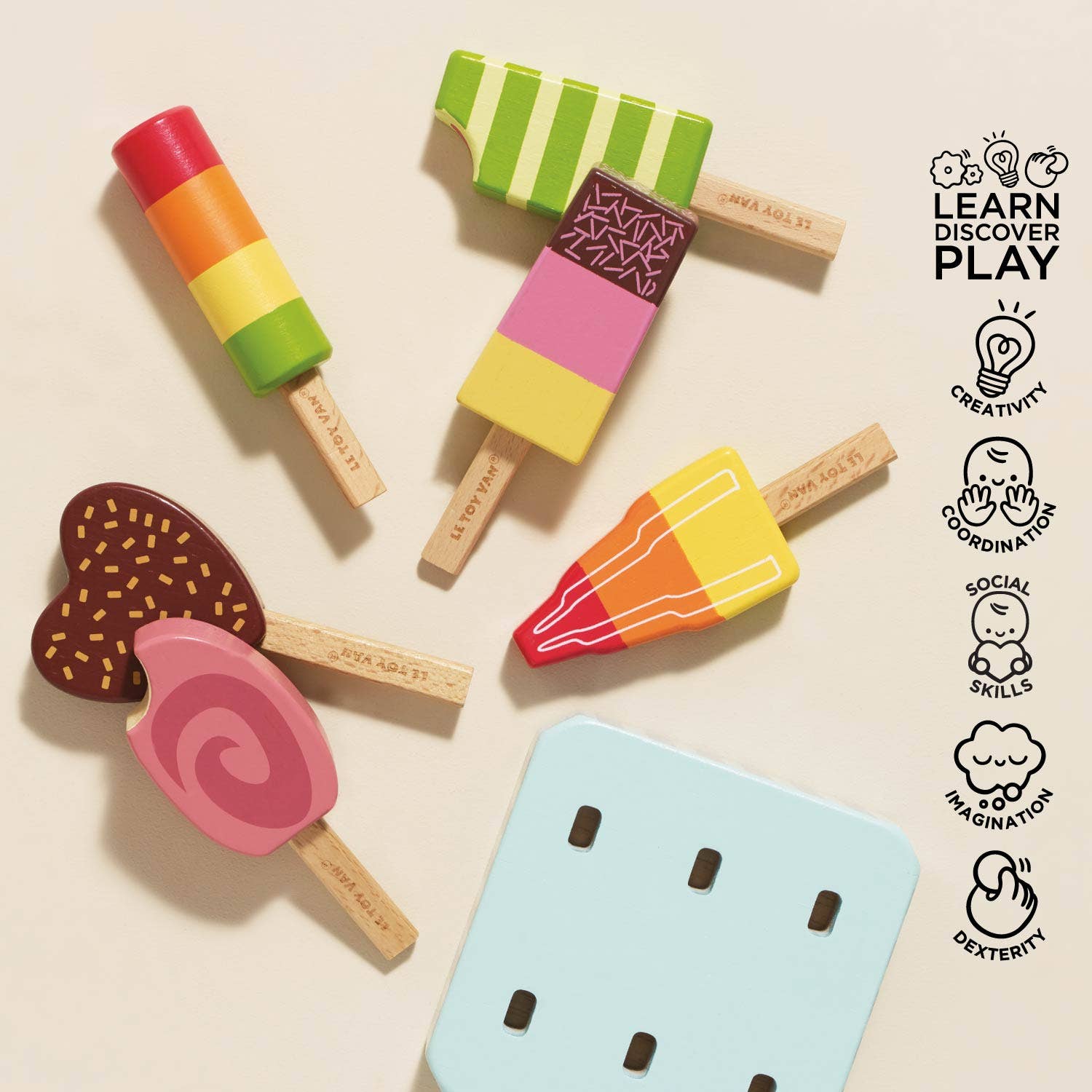 Wooden Ice Lollies & Popsicles