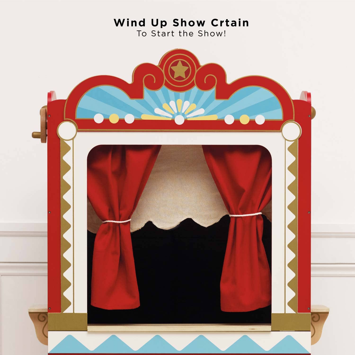 Retro Toy Puppet Theater