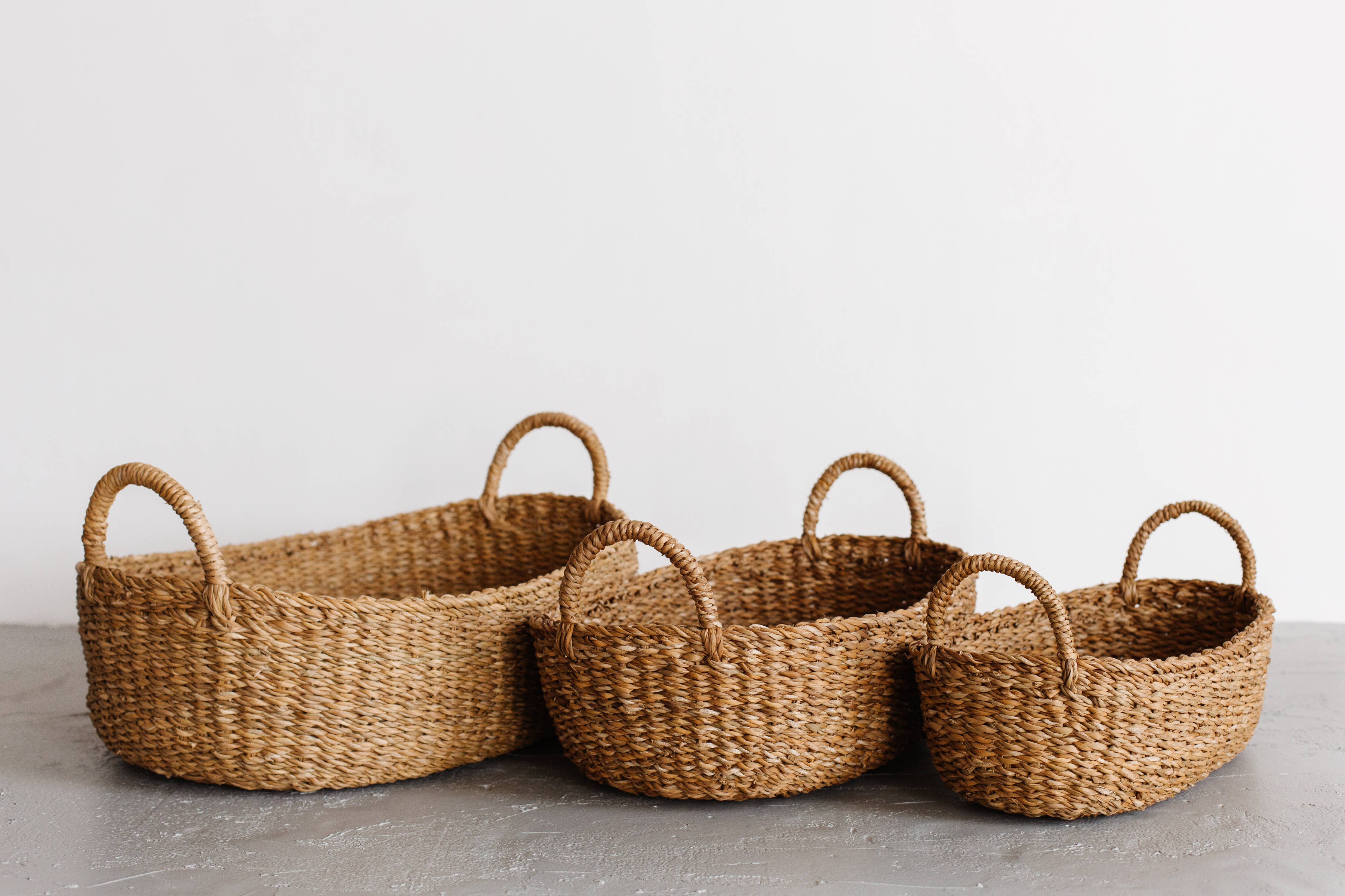 Oval Tray Basket, harvest: Medium