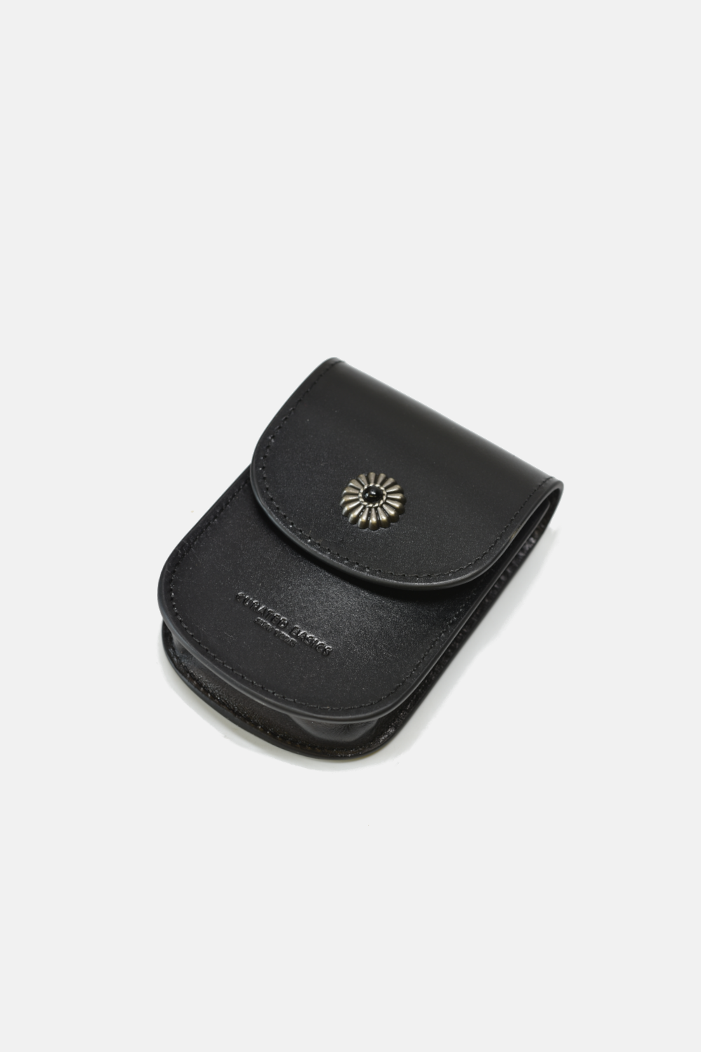 Black Leather Joint Case: Black