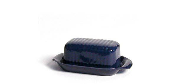 Bauer Butter Dish: Midnight Blue