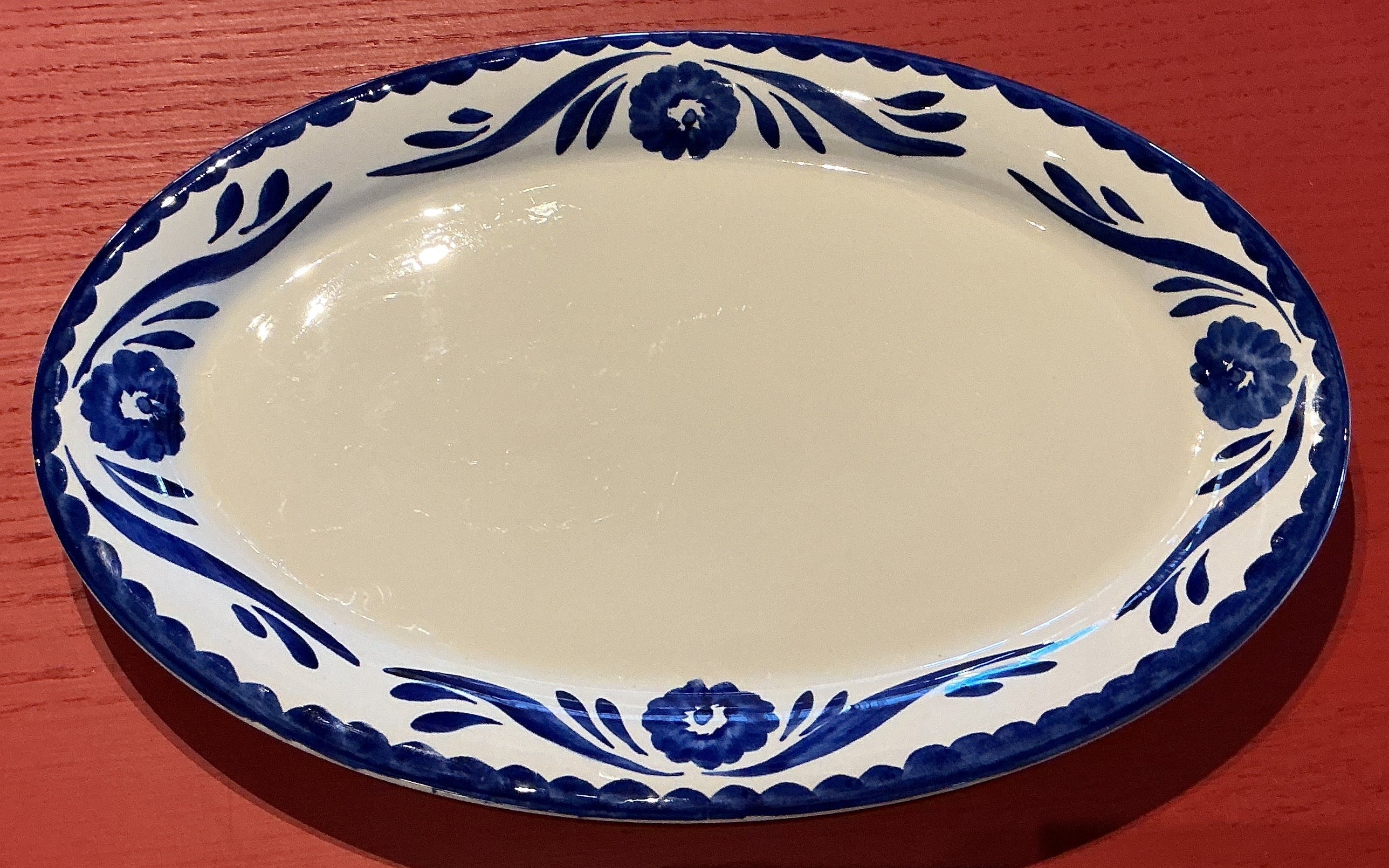 Blue & White Dinner Platter