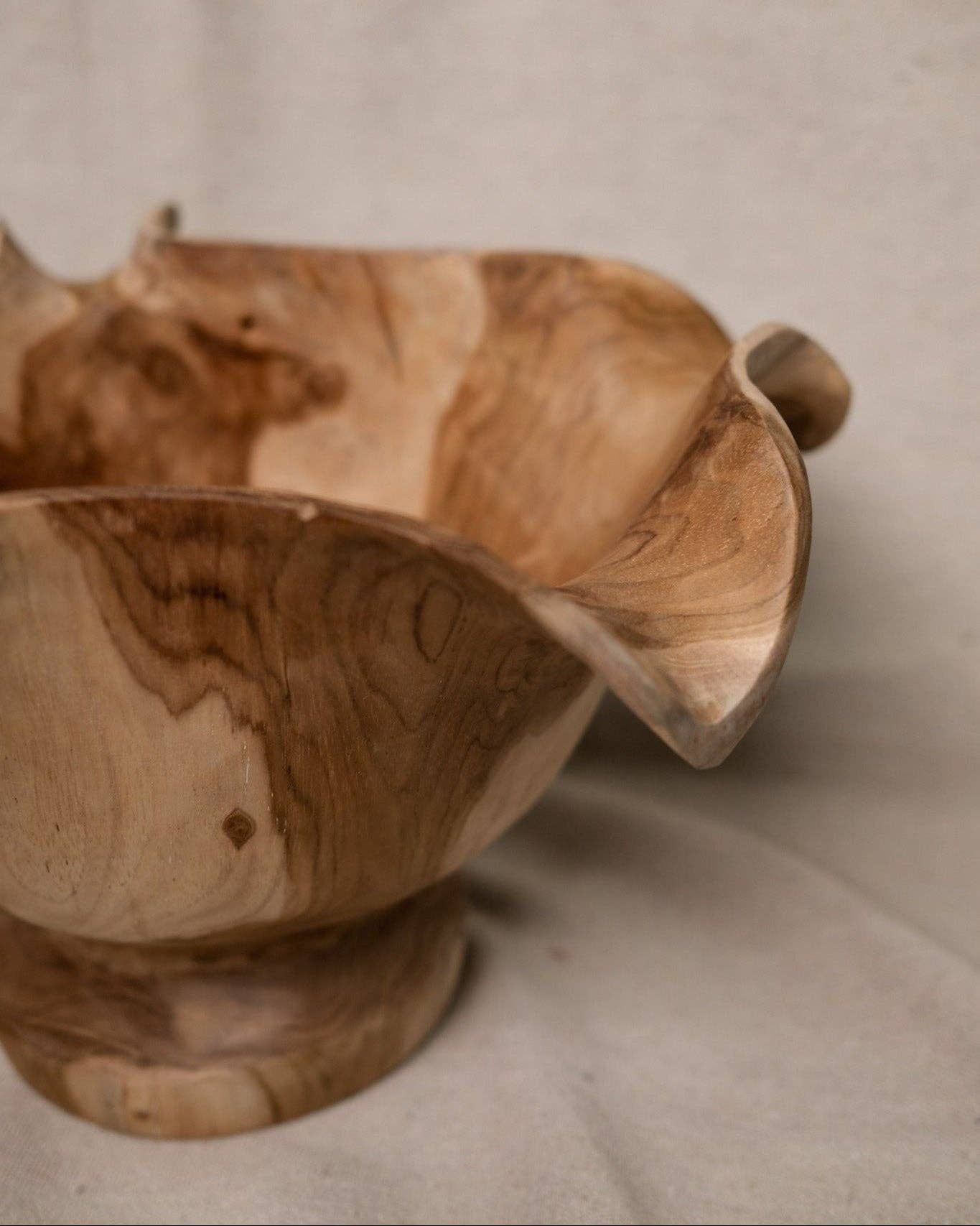 Teak Bloom Bowl