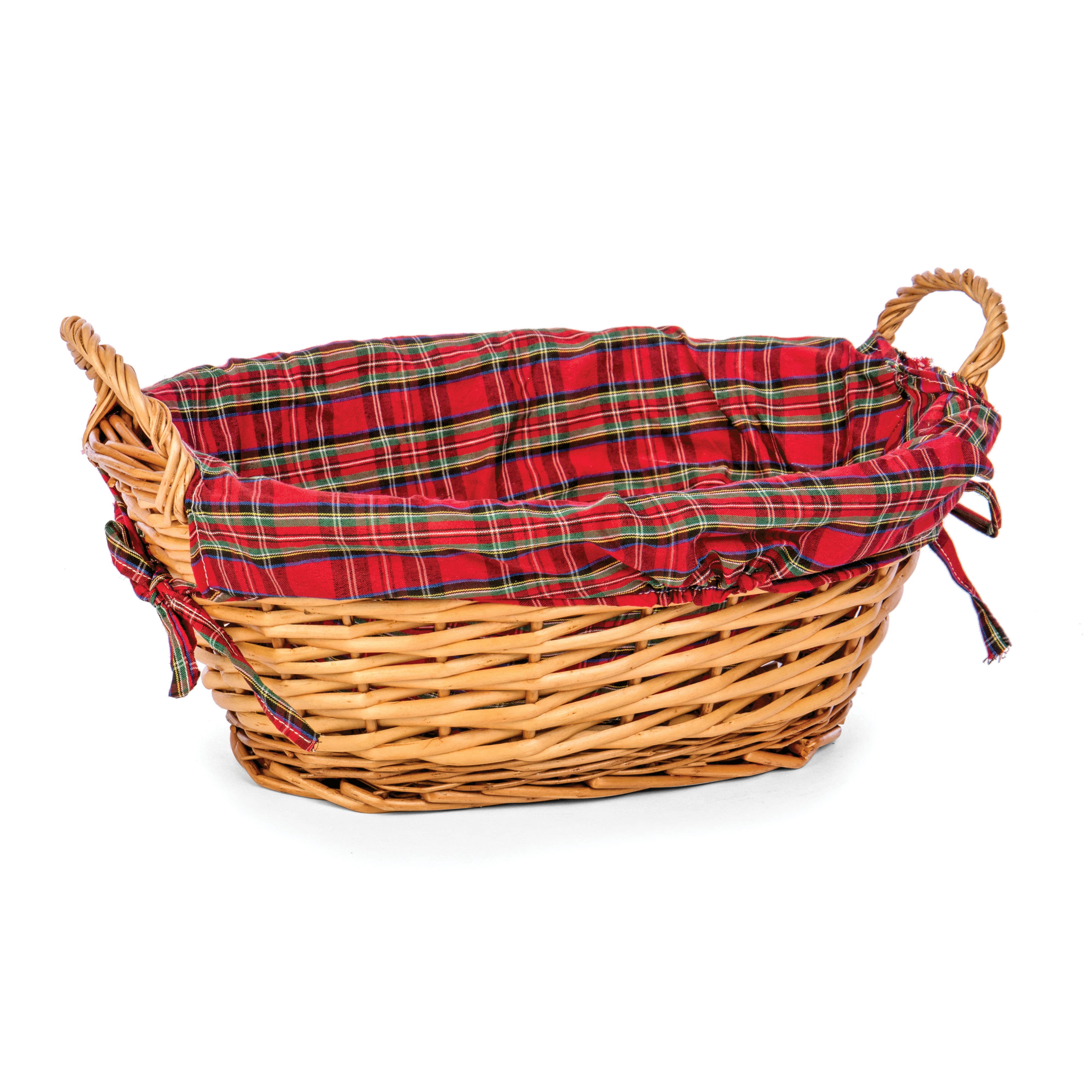 Stained Willow Mini Wash w/Plaid Liner