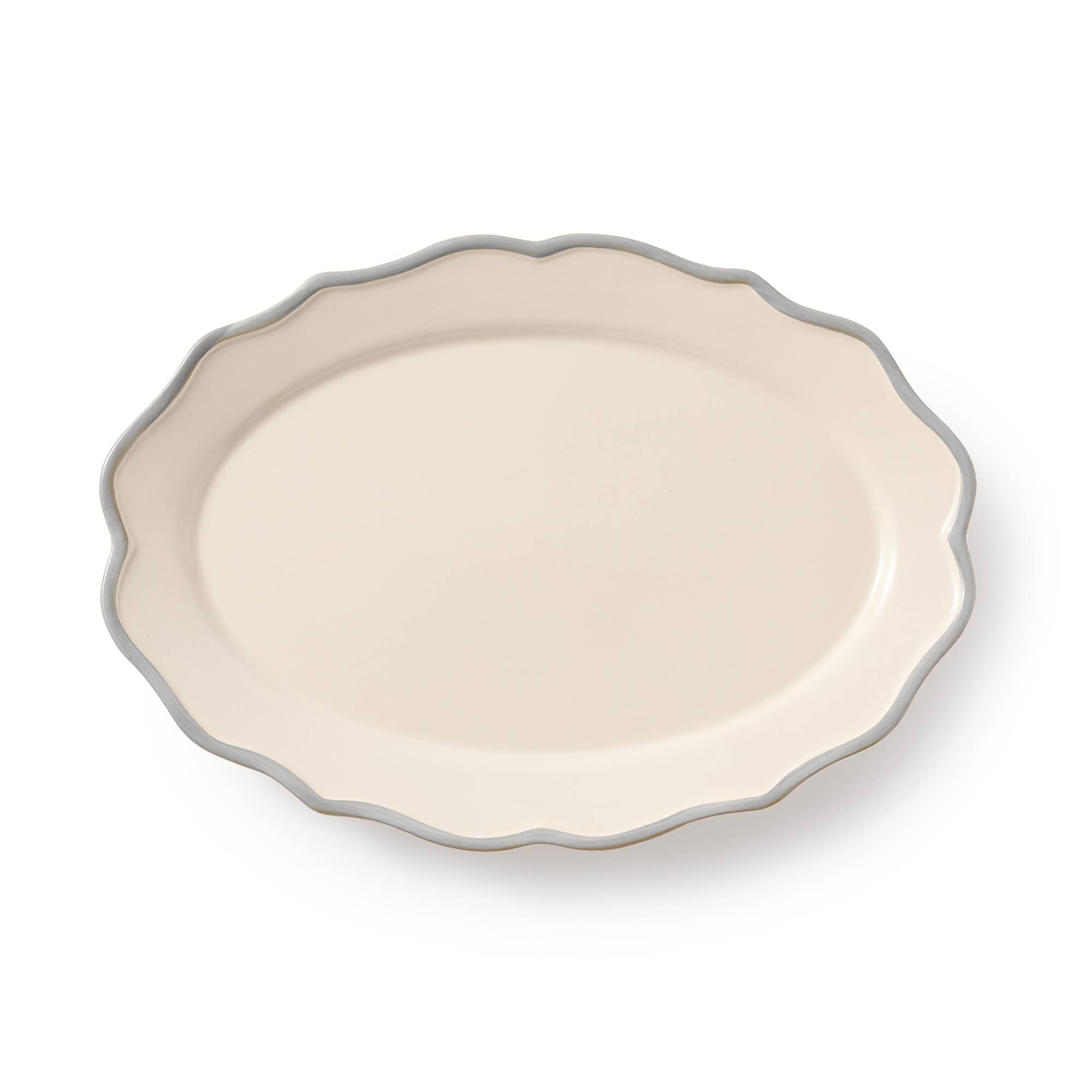 Sylvia Hand-Painted Oval Platter 15,5''