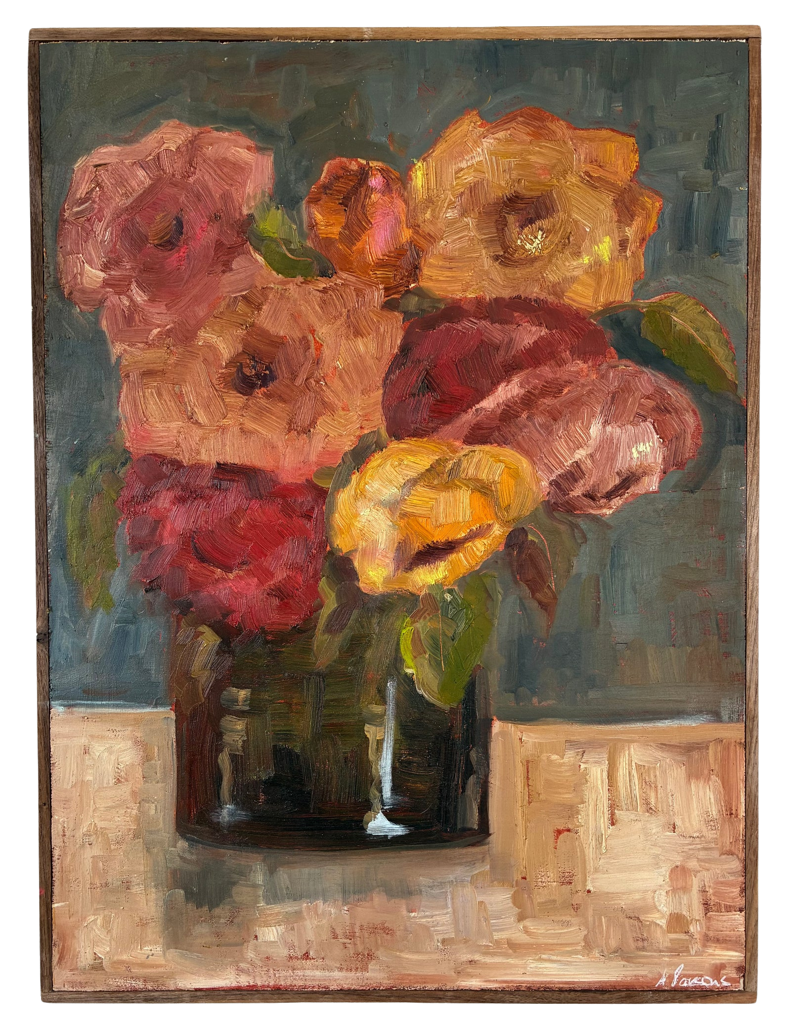 Alison Parsons, Floral Bouquet 14.5” x 19.5”