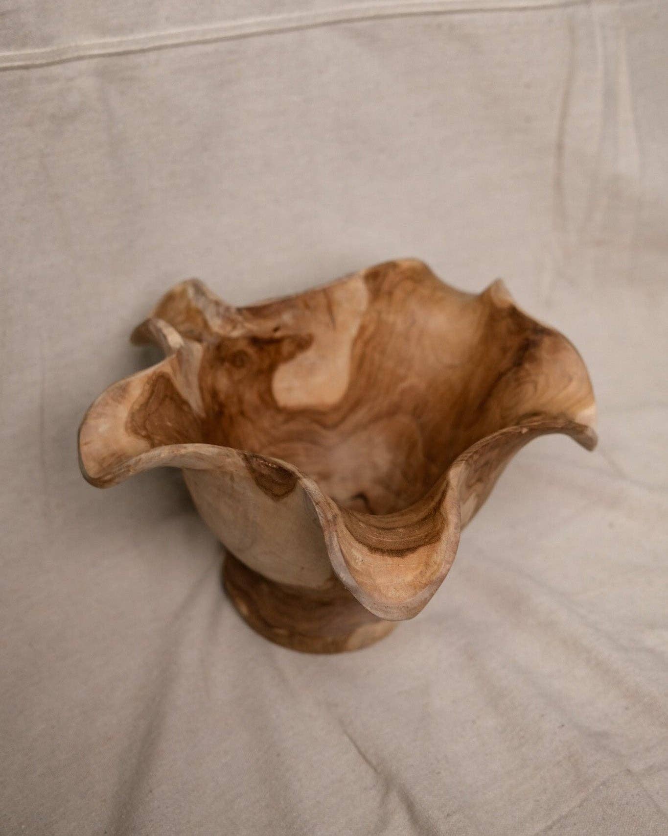Teak Bloom Bowl