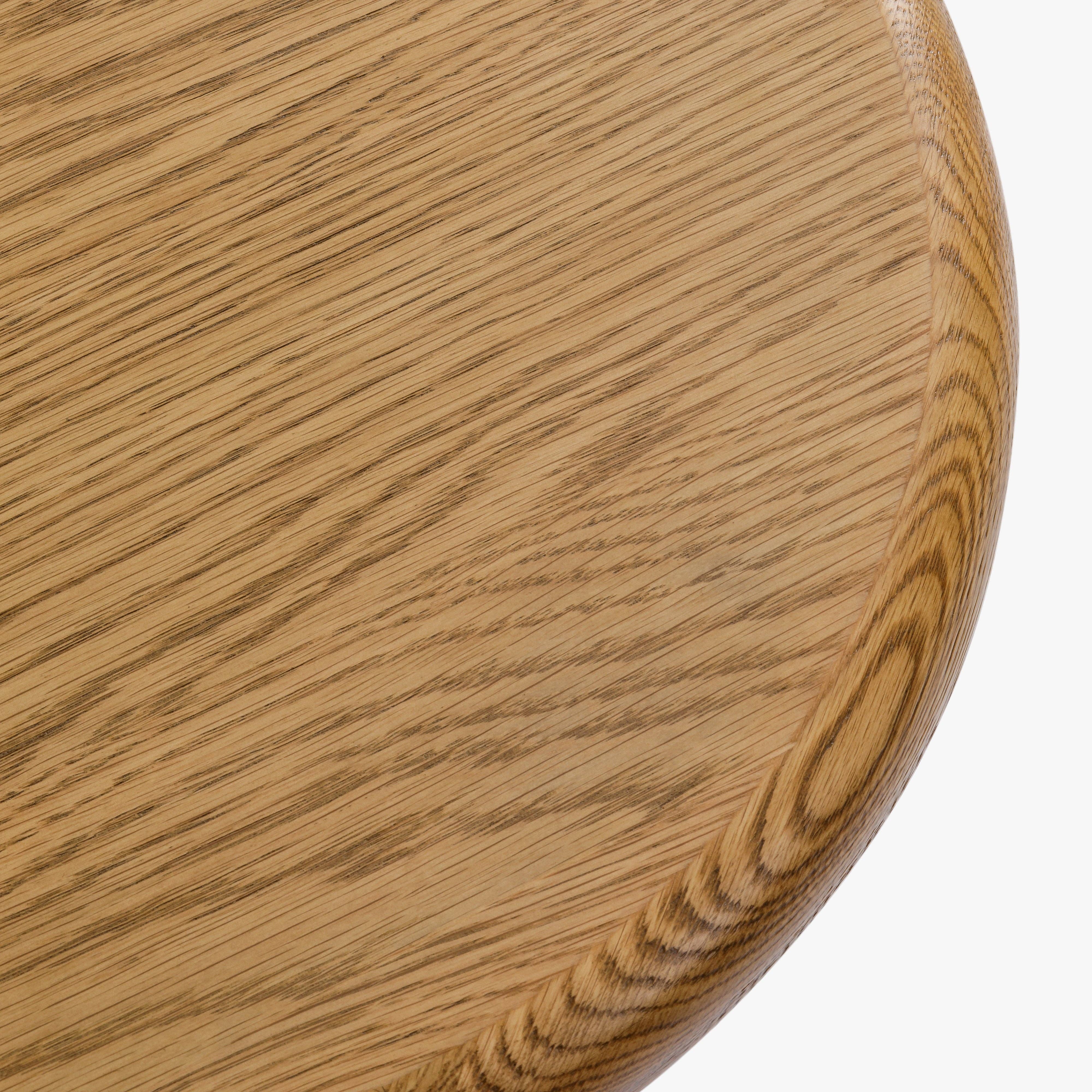 Eva Oak Side Table: Natural