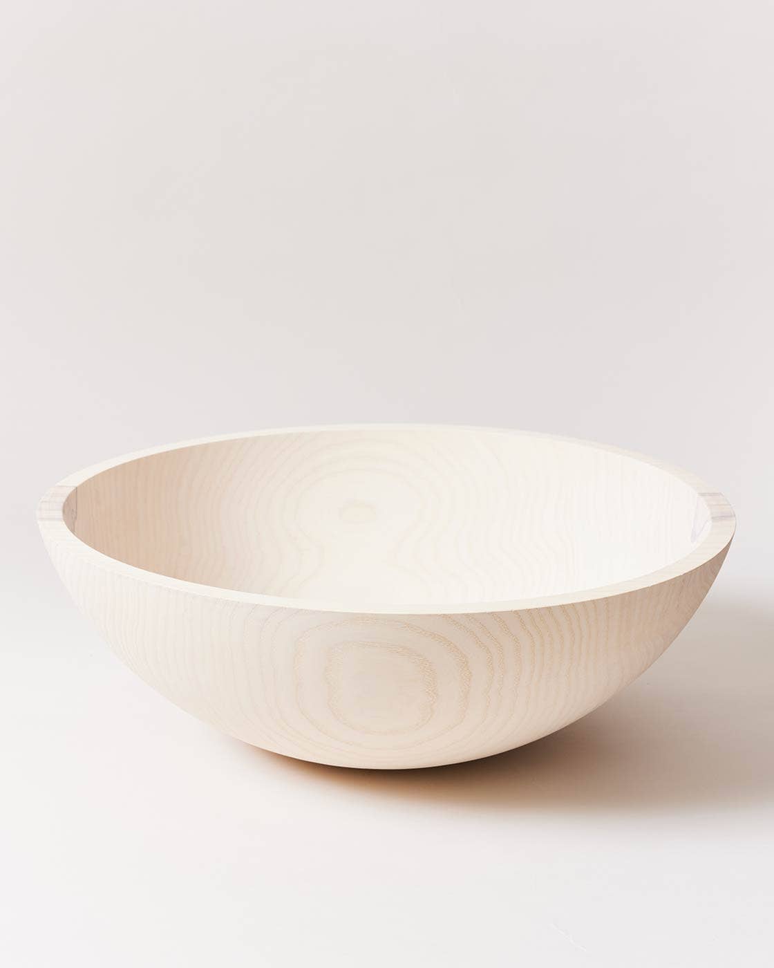 Crafted Wooden Bowls - White: 17"