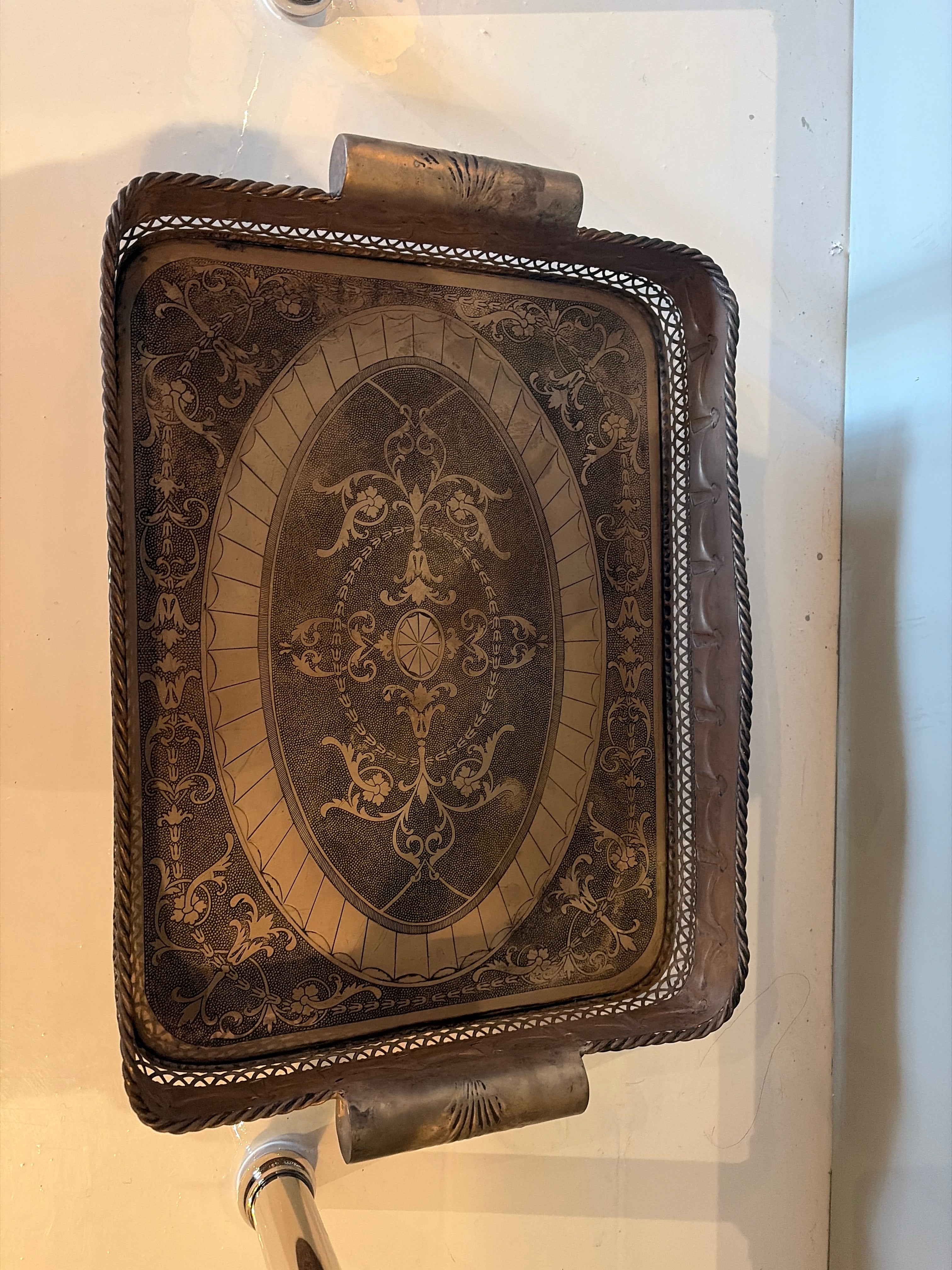 Vintage Sterling Silver Tray