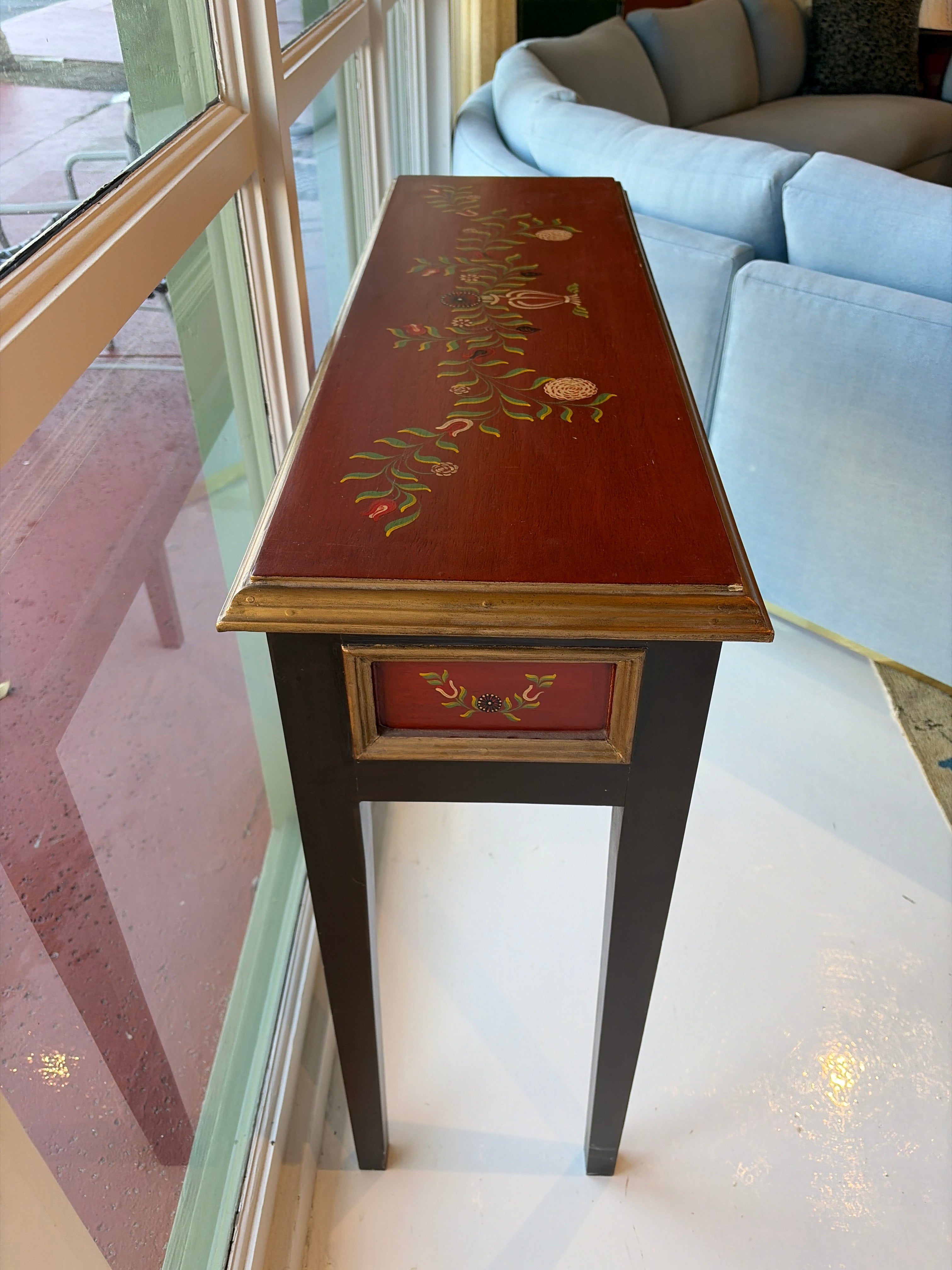 Swedish Painted Console Table