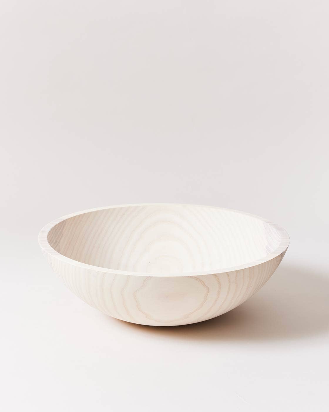 Crafted Wooden Bowls - White: 12"
