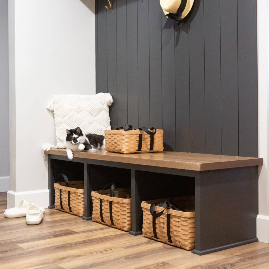 Large Hudson Basket: Verde