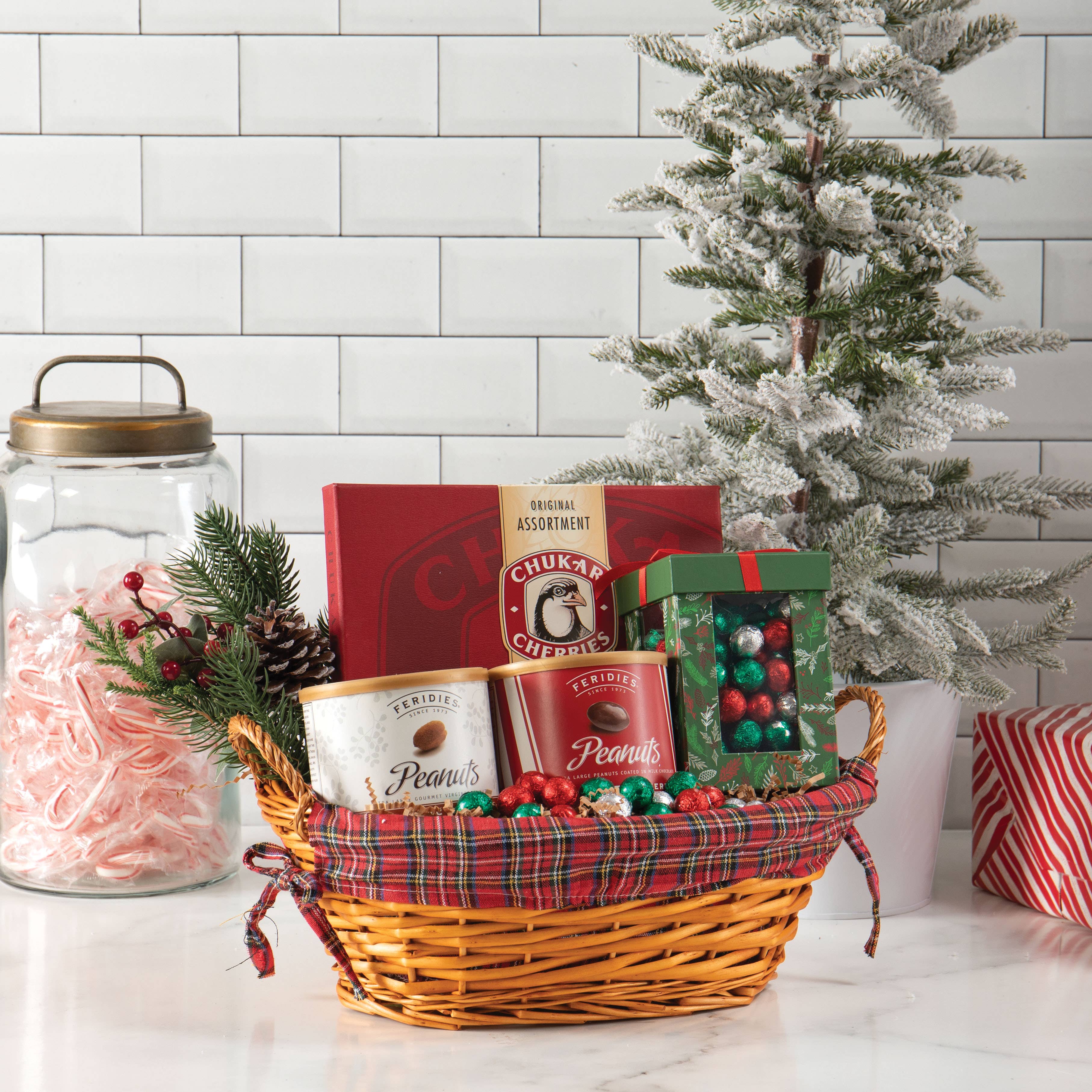 Stained Willow Mini Wash w/Plaid Liner