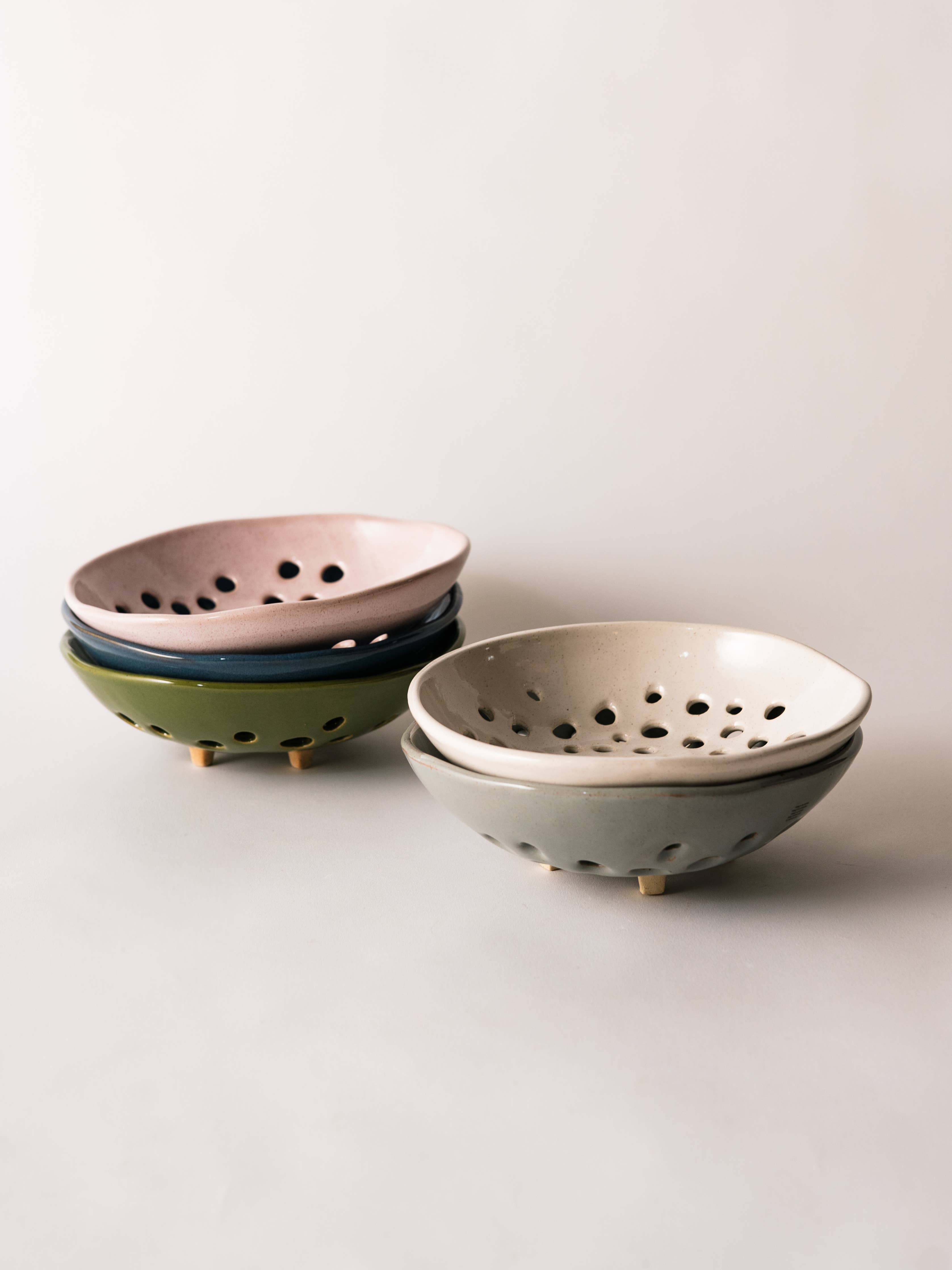 Newland Colander in Dark Green