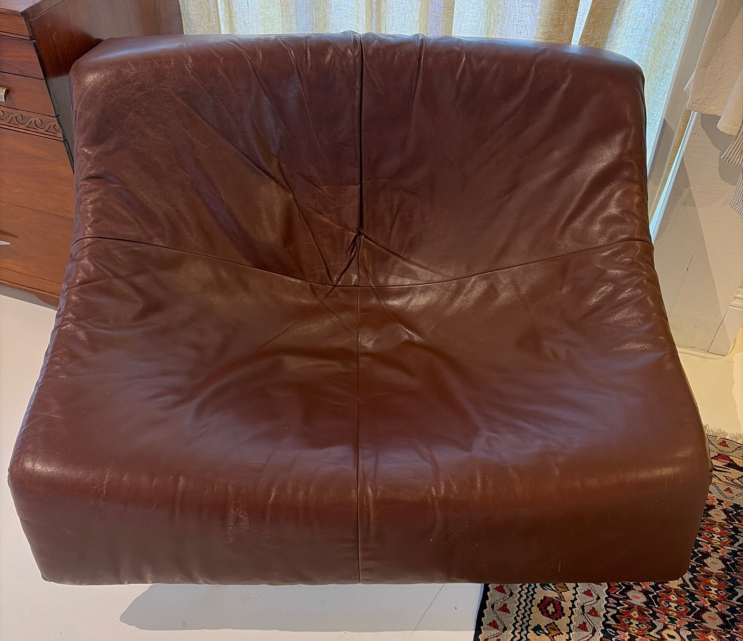 80’s Leather Lounge Chair
