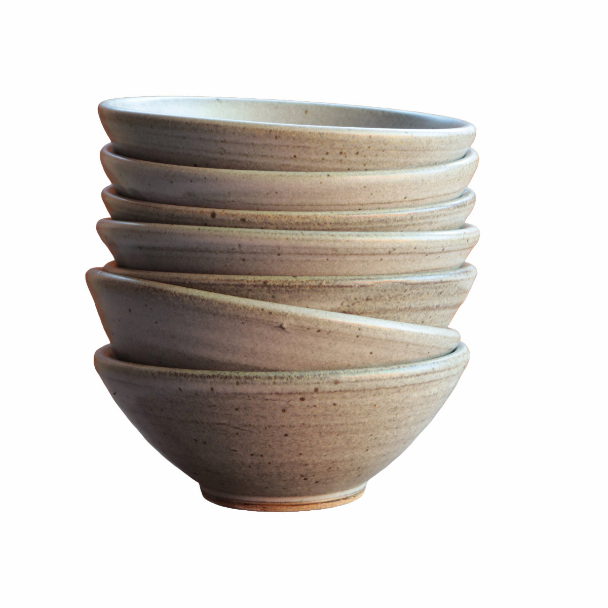 Soup Bowl in Matte Grey Glaze