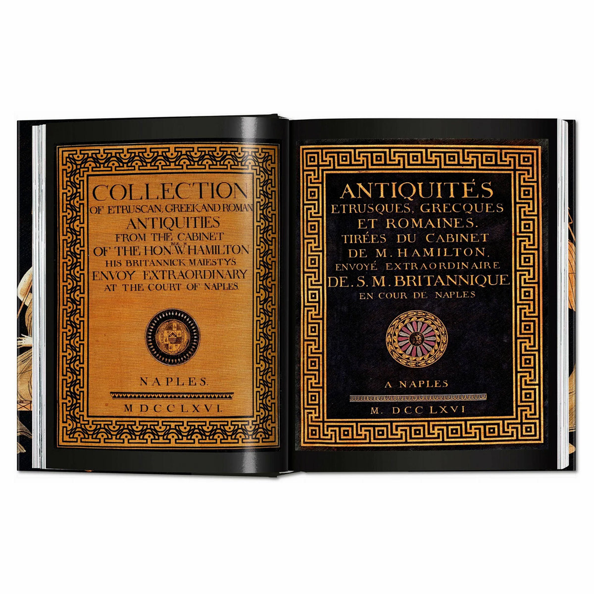 D'Hancarville. The Complete Collection of Antiquities from the Cabinet of Sir William Hamilton (German, French, English)
