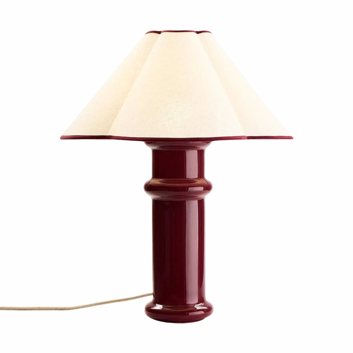 Heath Table Lamp in Port Red: Port Red
