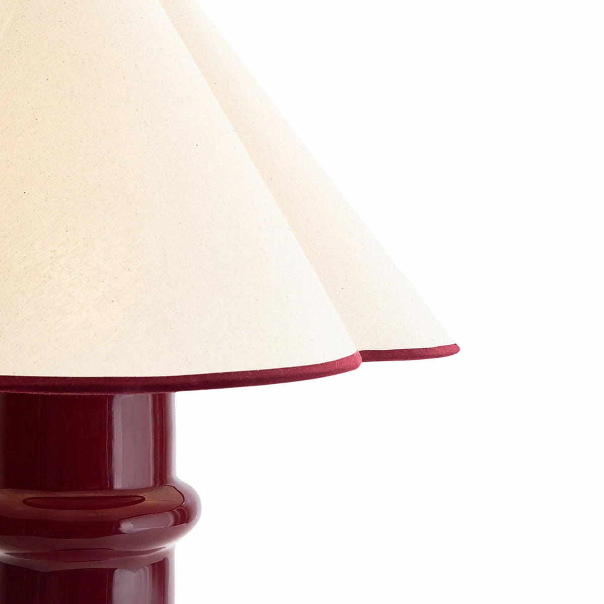 Heath Table Lamp in Port Red: Port Red